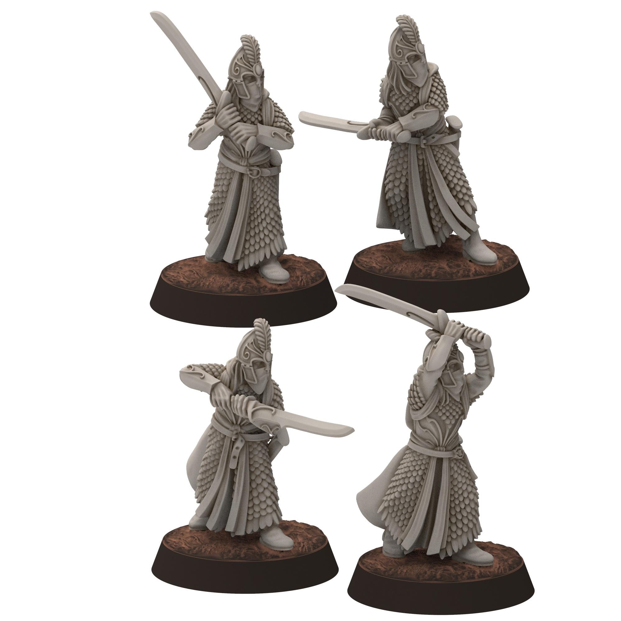 Darkwood - Gwyrdgalas Elven Swordsmen - Sylvara - Thornwild - Medbury miniatures
