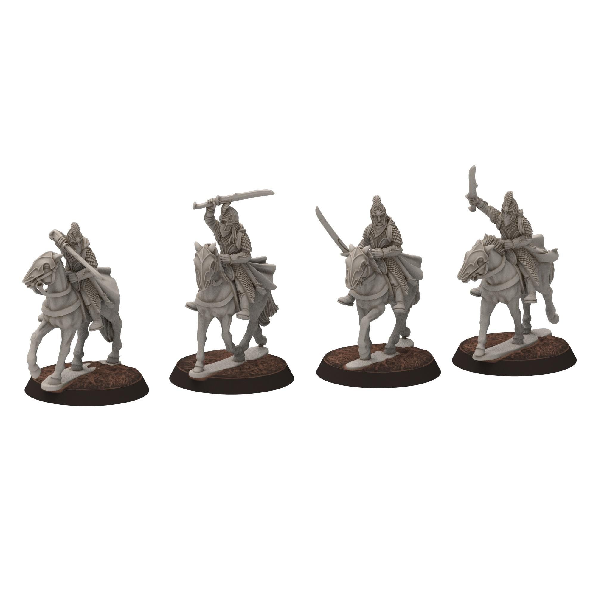 Darkwood - Gwyrdgalas Elven Riders - Sylvara - Thornwild - Medbury miniatures