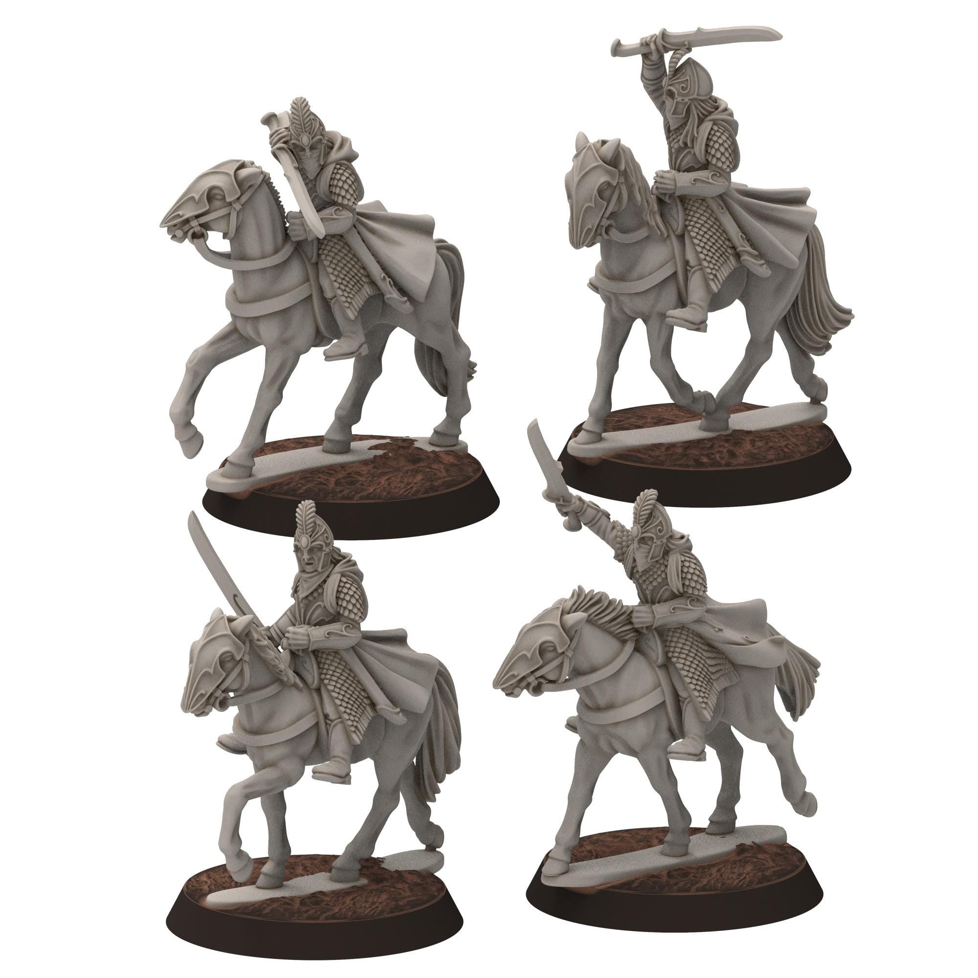 Darkwood - Gwyrdgalas Elven Riders - Sylvara - Thornwild - Medbury miniatures