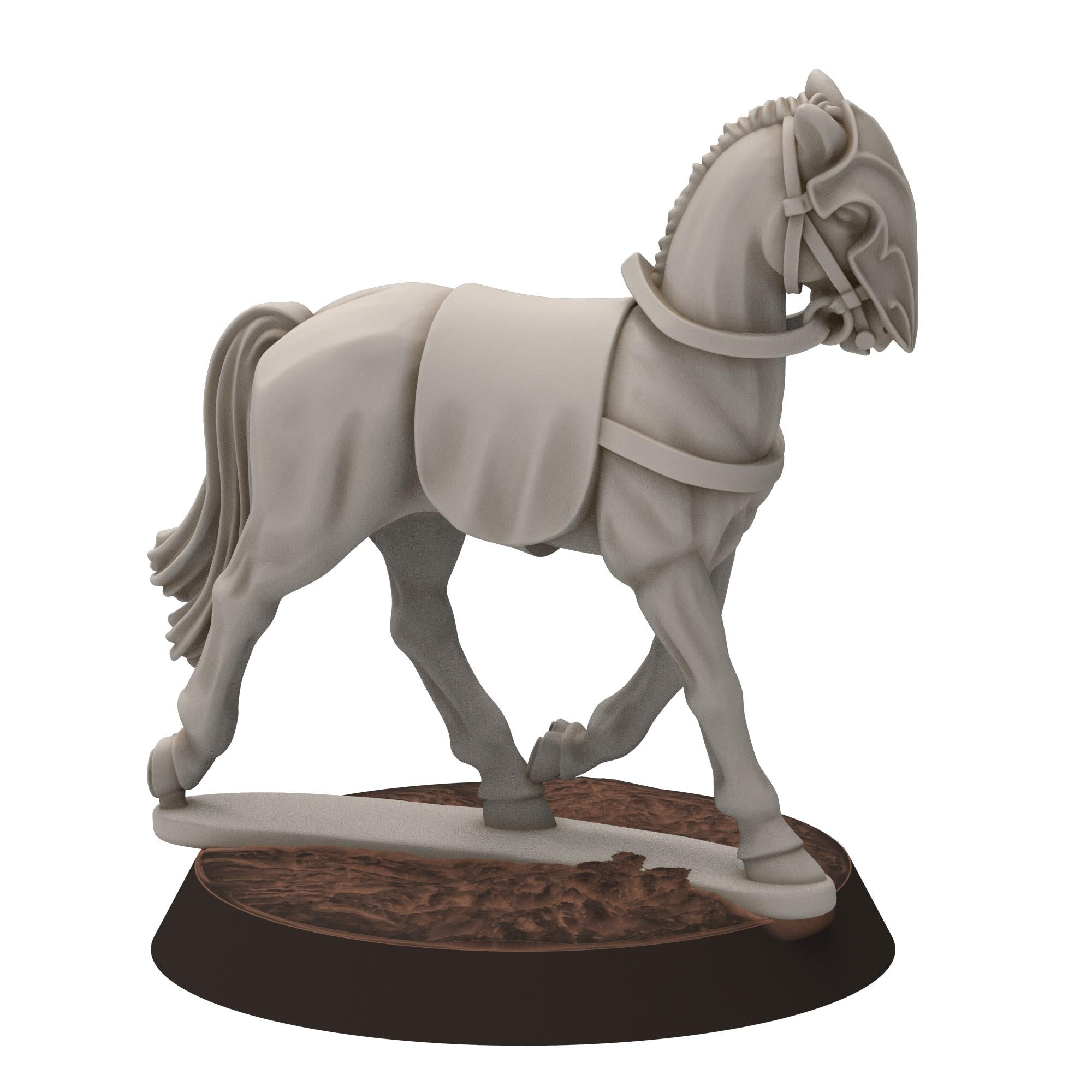 Darkwood - Elven Horses, 28mm scale - Sylvara - Thornwild - Medbury miniatures