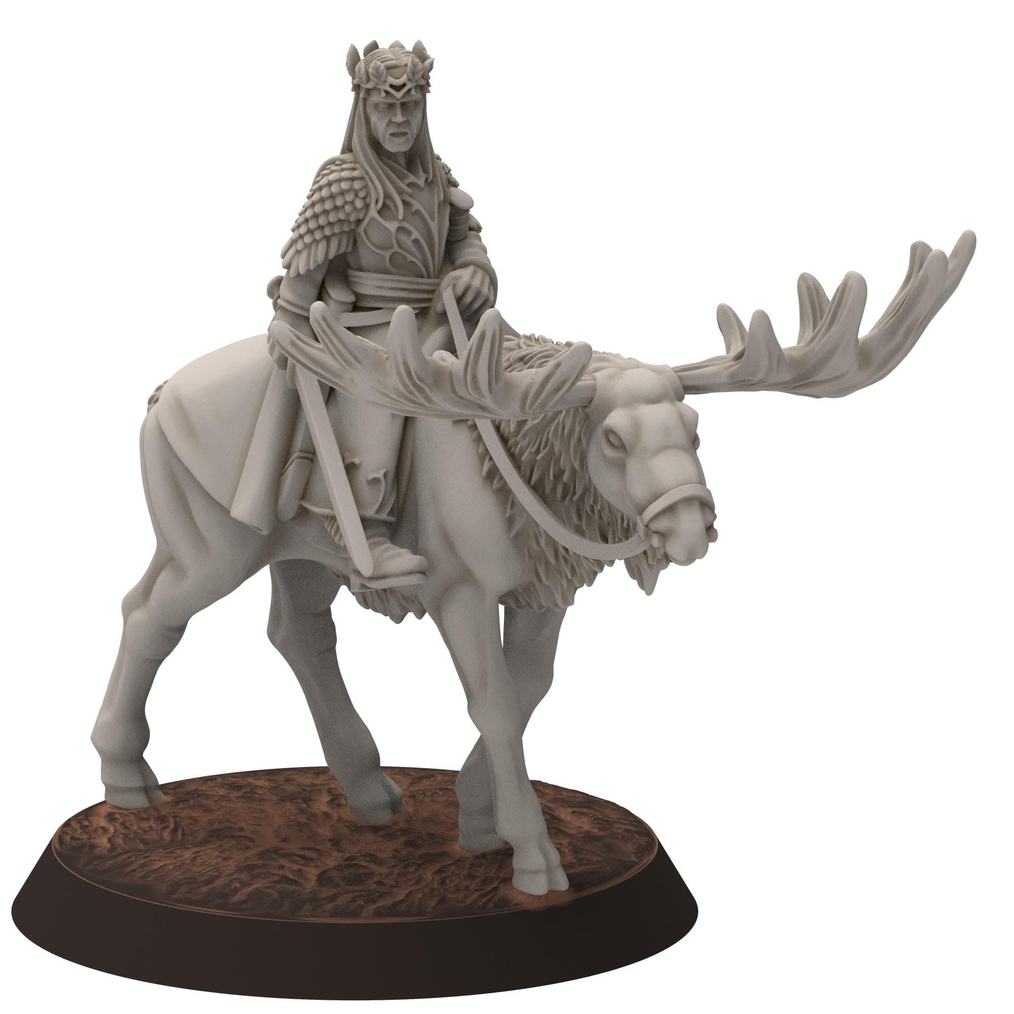 Darkwood - Gwyrdgalas Elven King - Sylvara - Thornwild - Medbury miniatures