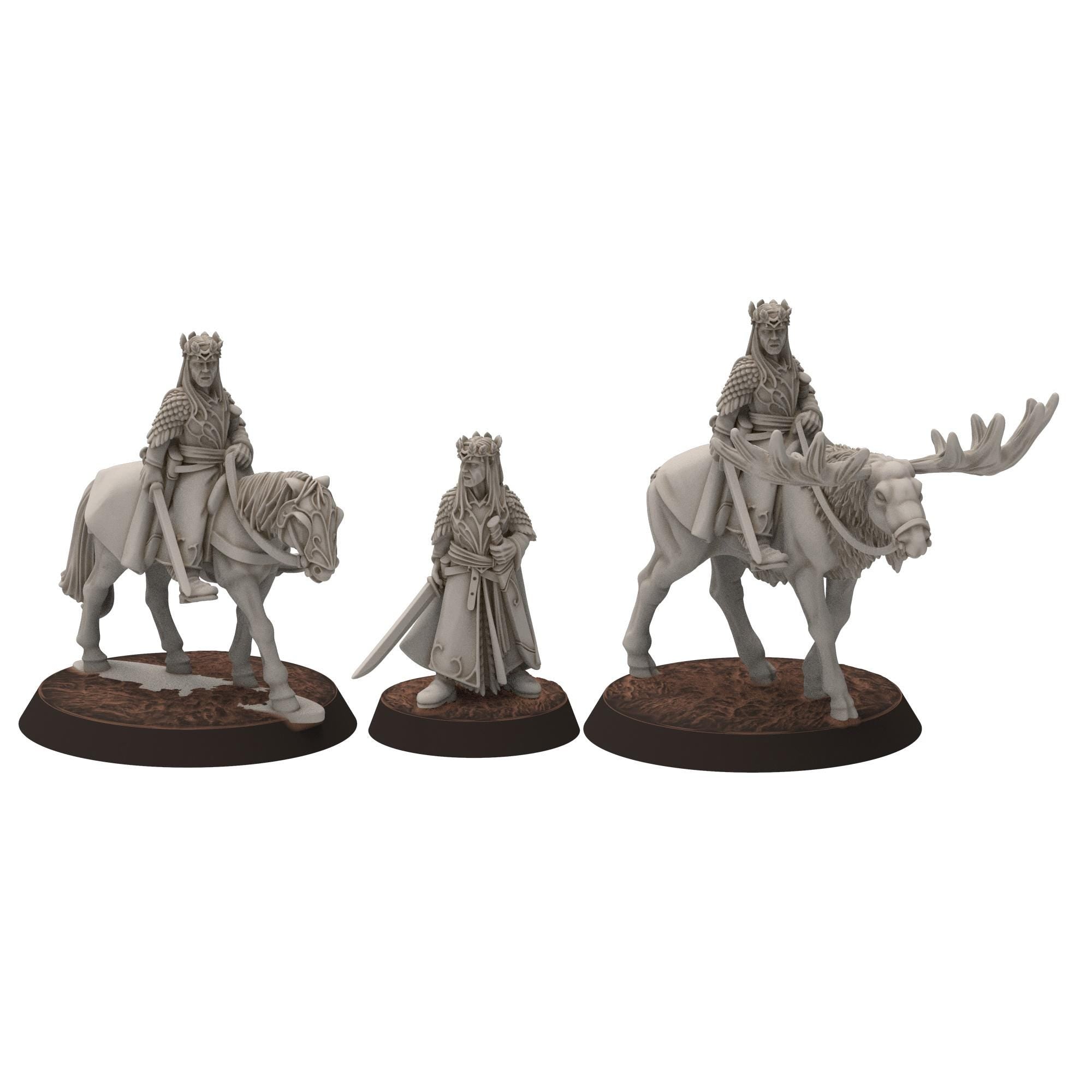 Darkwood - Gwyrdgalas Elven King - Sylvara - Thornwild - Medbury miniatures