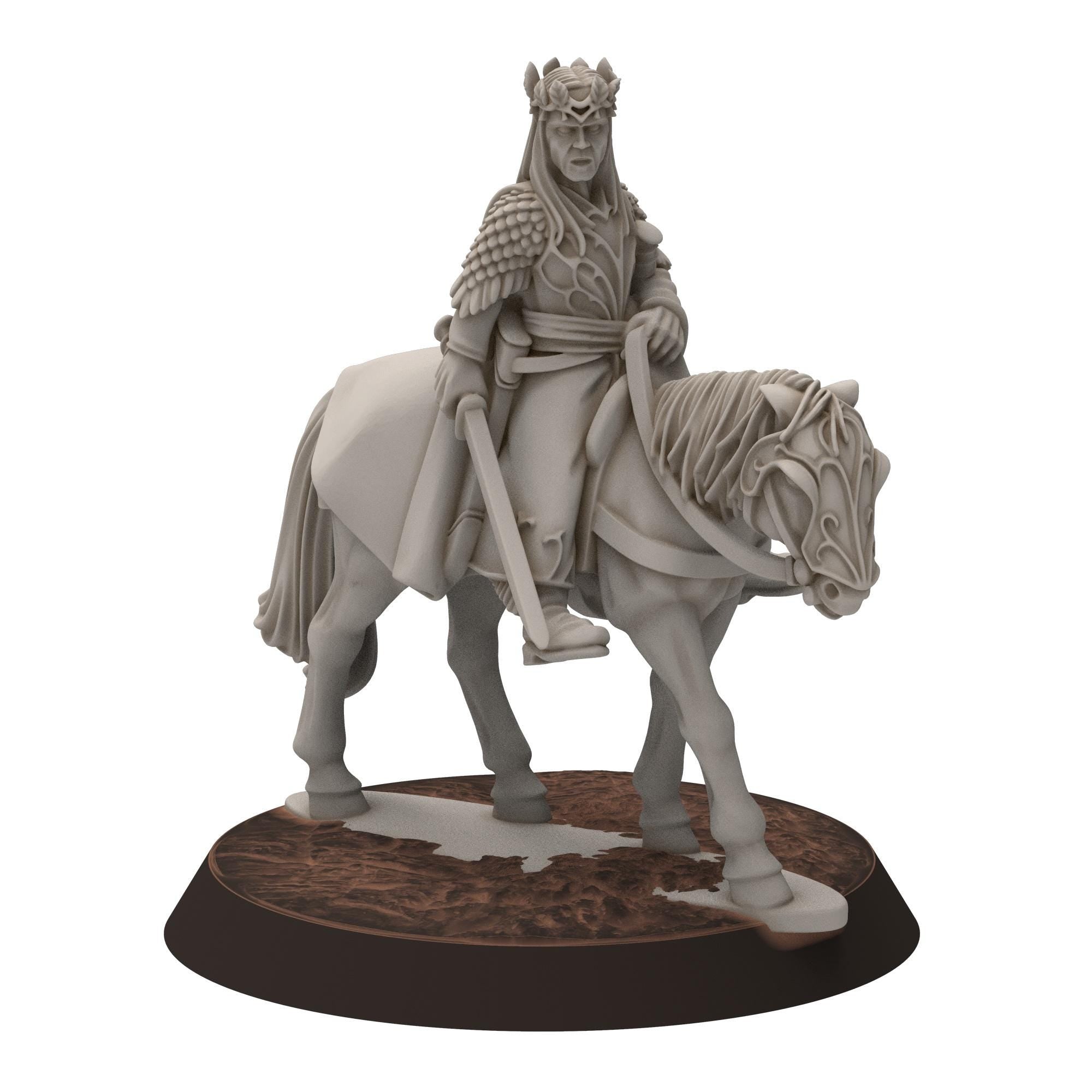 Darkwood - Gwyrdgalas Elven King - Sylvara - Thornwild - Medbury miniatures