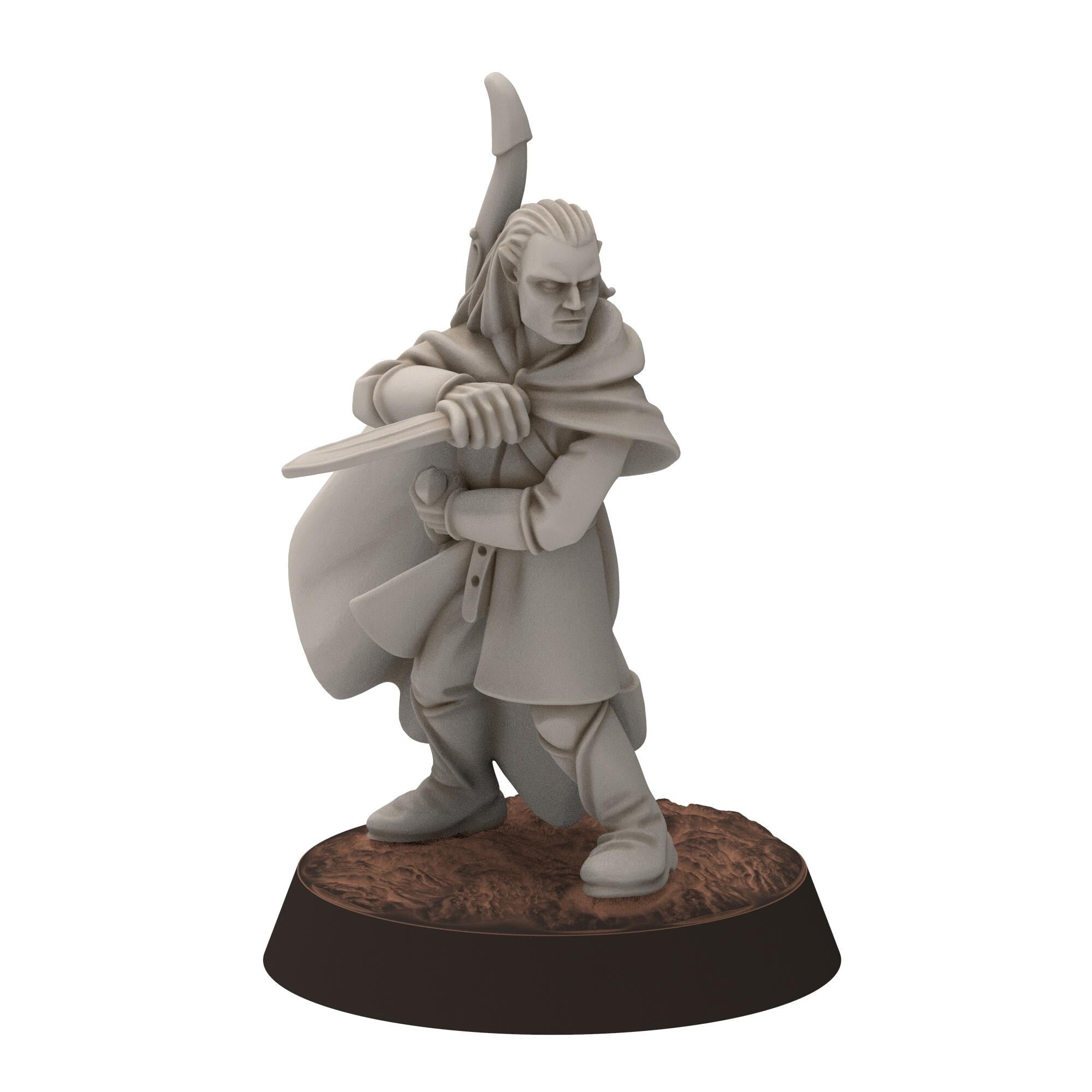 Darkwood - Gwyrdgalas Ranger Captains - Sylvara - Thornwild - Medbury miniatures