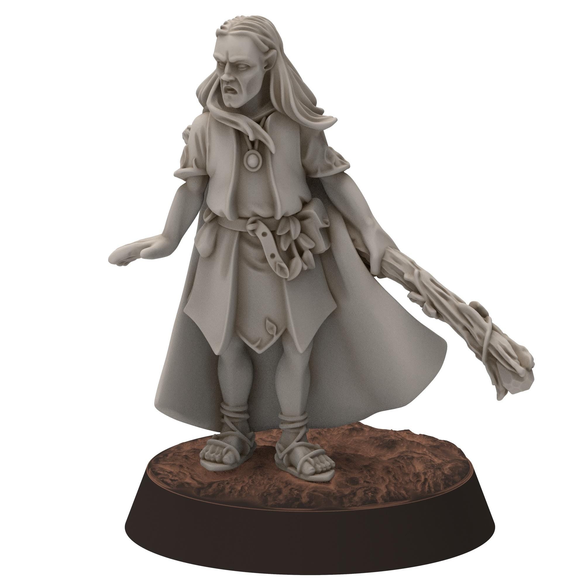 Darkwood - Gwyrdgalas Elven Captain - Sylvara - Thornwild - Medbury miniatures