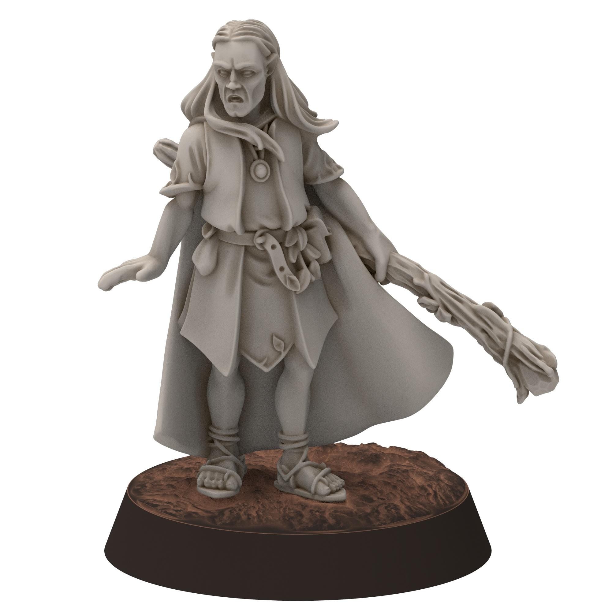 Darkwood - Gwyrdgalas Elven Captain - Sylvara - Thornwild - Medbury miniatures