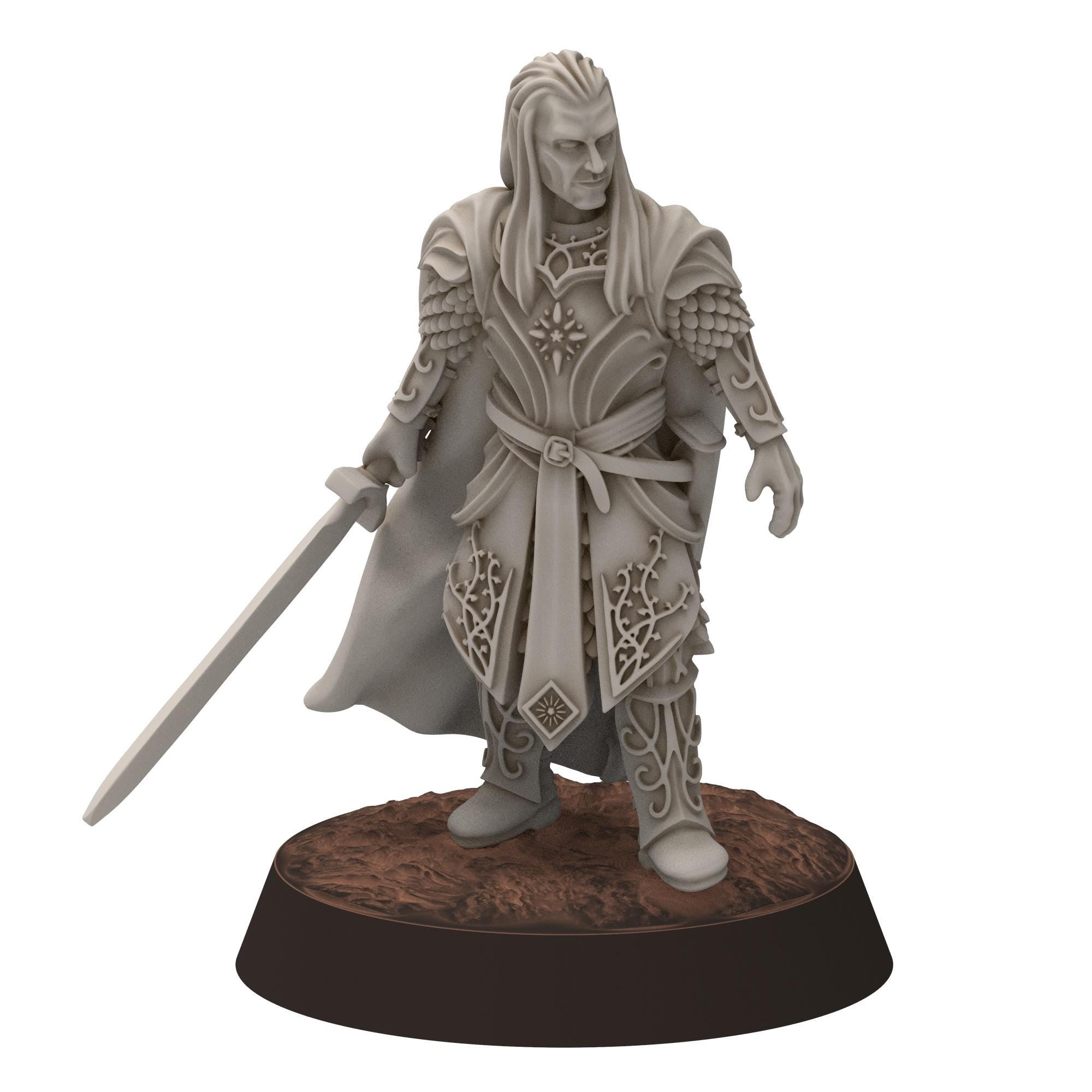 Darkwood - Gwyrdgalas Elven Lord - Sylvara - Thornwild - Medbury miniatures