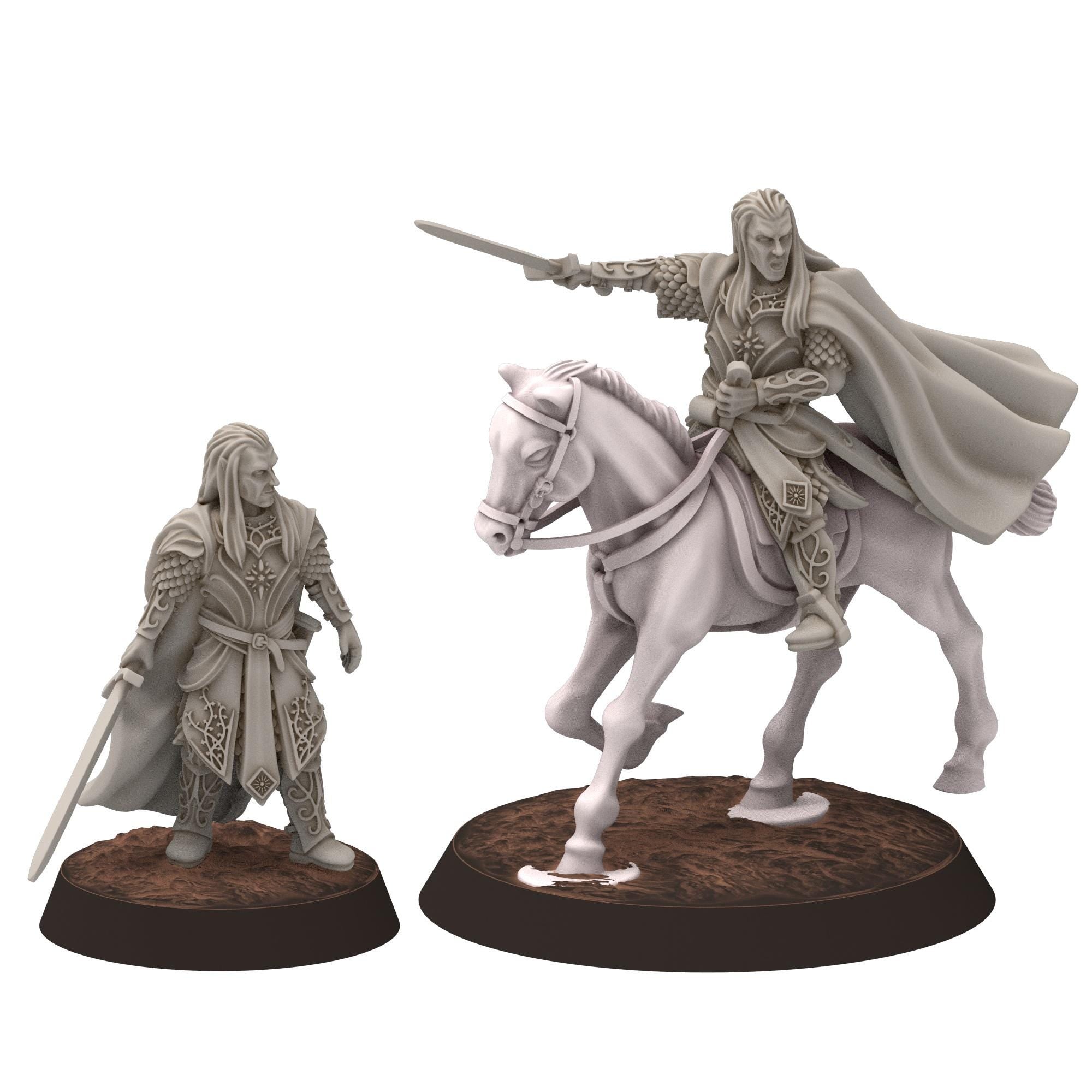 Darkwood - Gwyrdgalas Elven Lord - Sylvara - Thornwild - Medbury miniatures