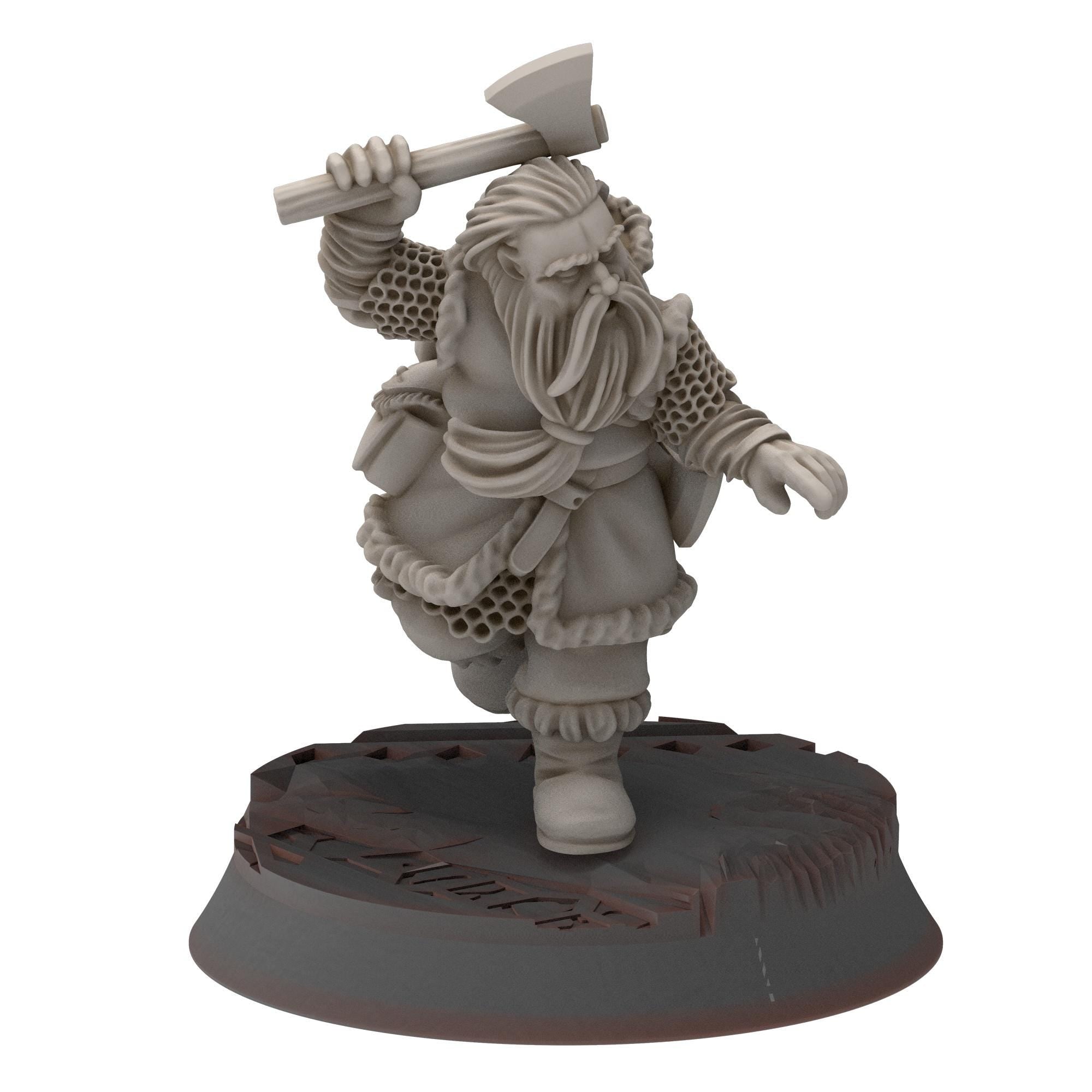 Dwarves - Dwarf barbarians - Stonewards - Steelhalls - Medbury miniatures