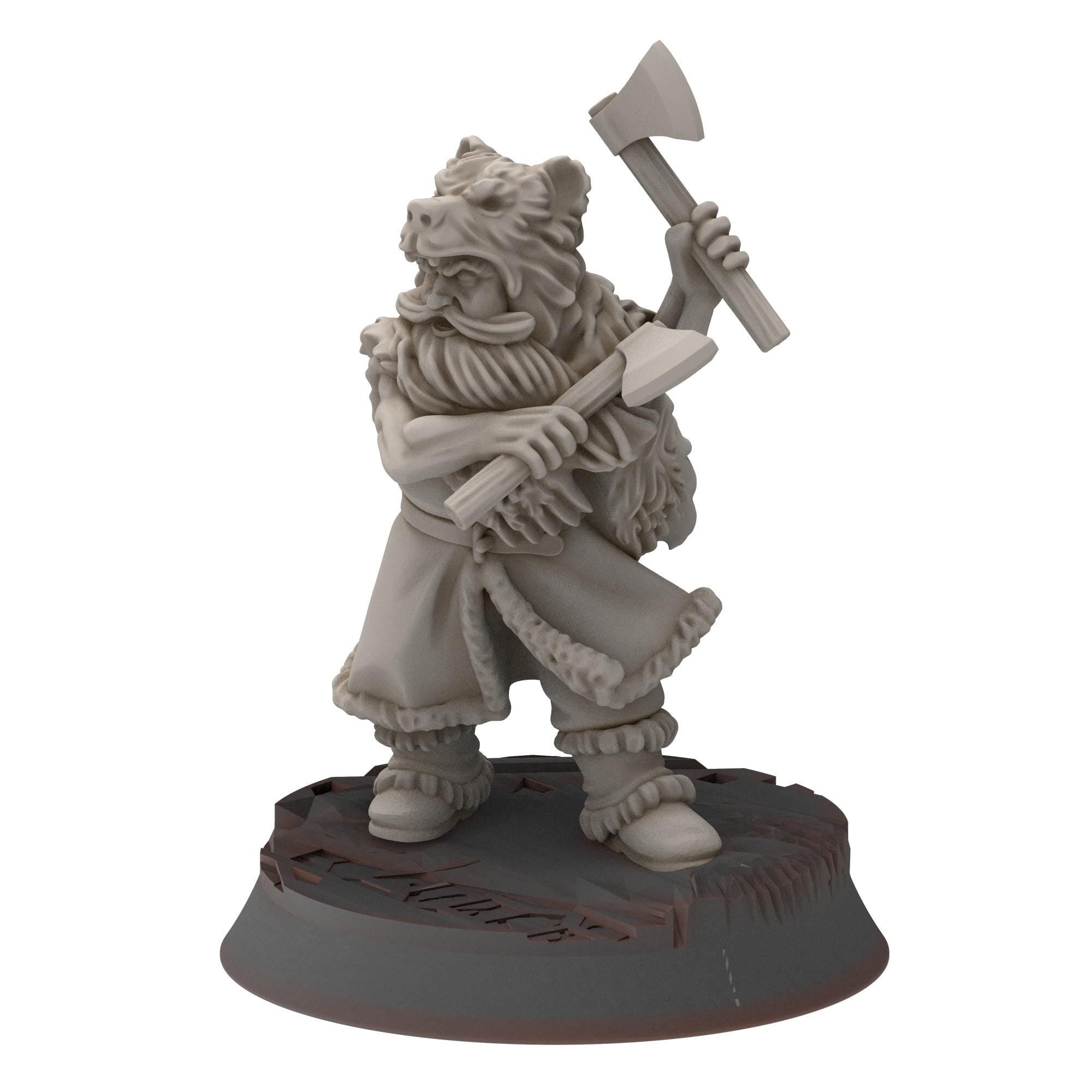Dwarves - Dwarf barbarians - Stonewards - Steelhalls - Medbury miniatures