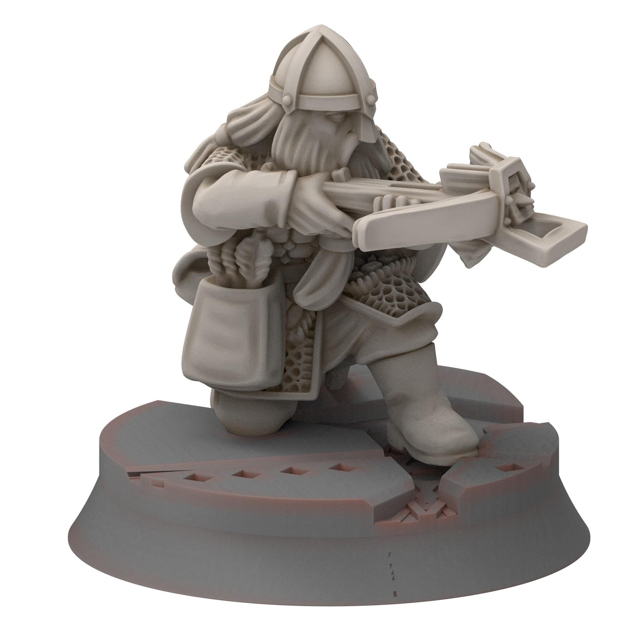 Dwarves - Dwarf Crossbowmen - Stonewards - Steelhalls - Medbury miniatures