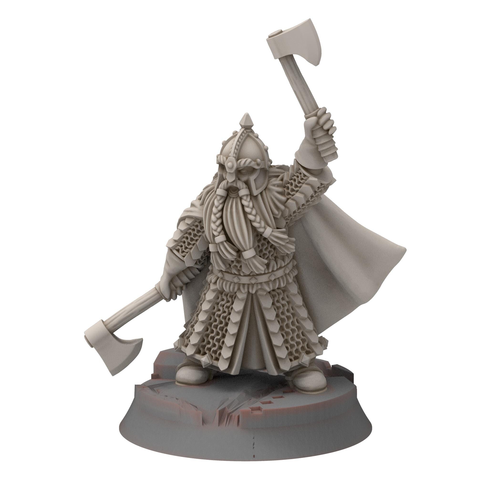 Dwarves - Dwarf Champion - Stonewards - Steelhalls - Medbury miniatures