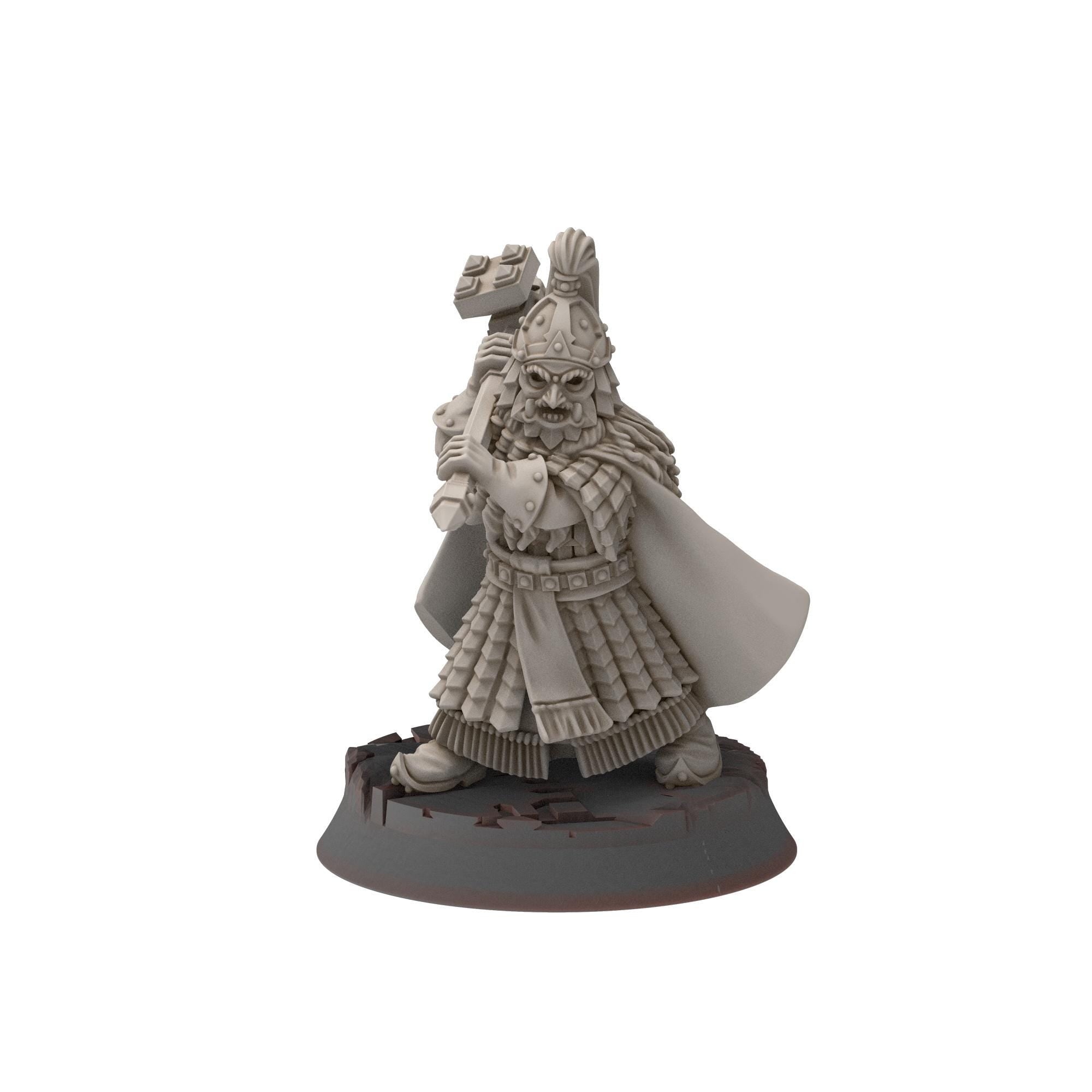 Dwarves - Dwarf king (GA) - Stonewards - Steelhalls - Medbury miniatures