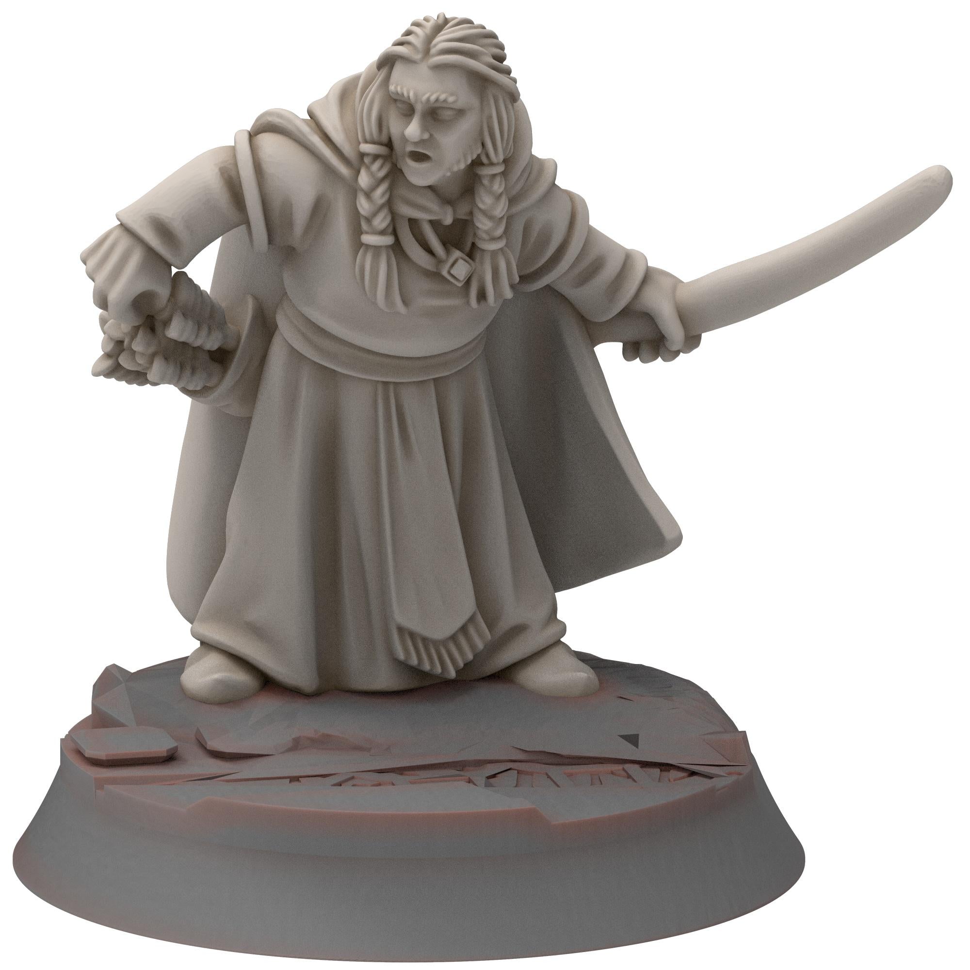 Dwarves - Halfthor & Sif - Stonewards - Steelhalls - Medbury miniatures