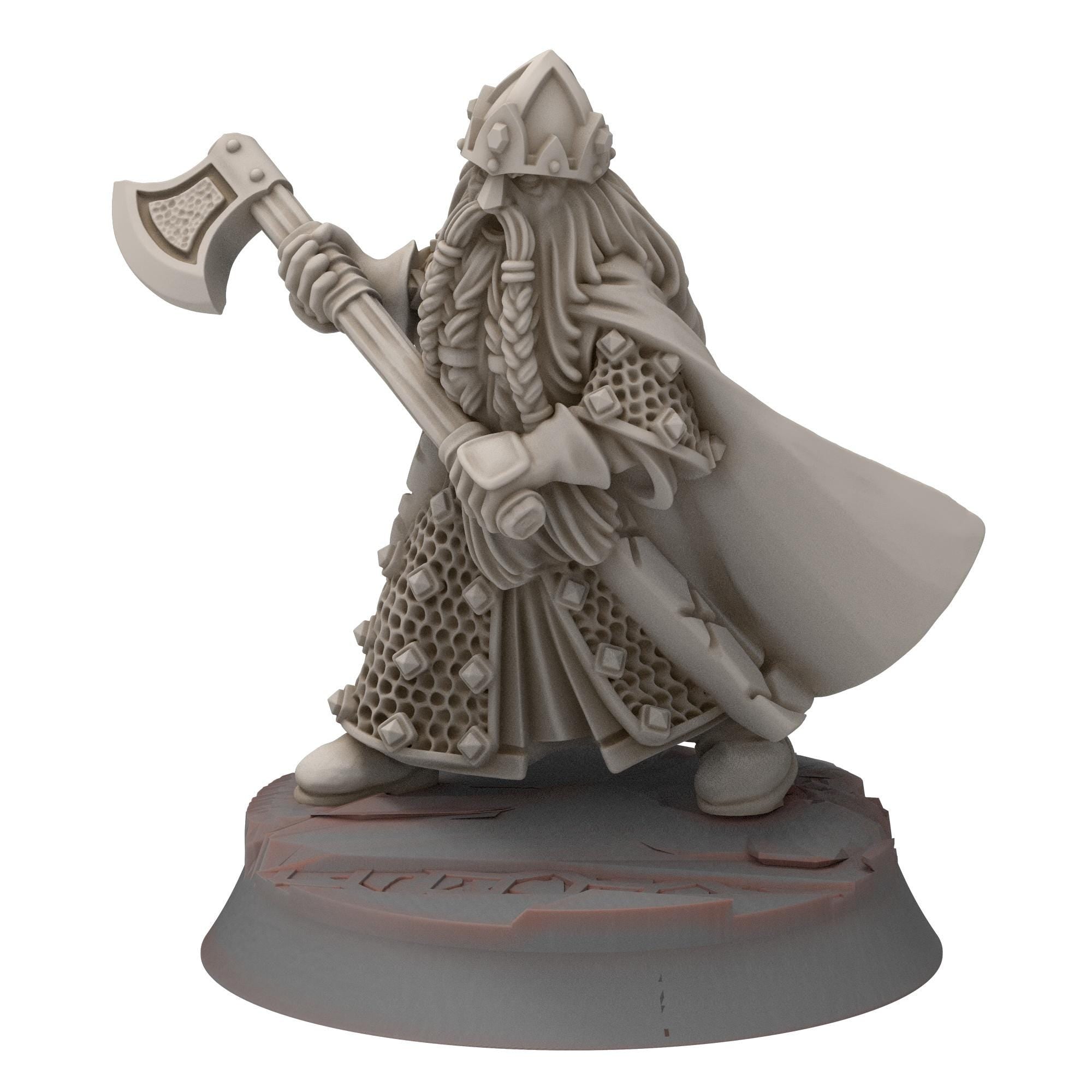 Dwarves - Dwarf King - Stonewards - Steelhalls - Medbury miniatures