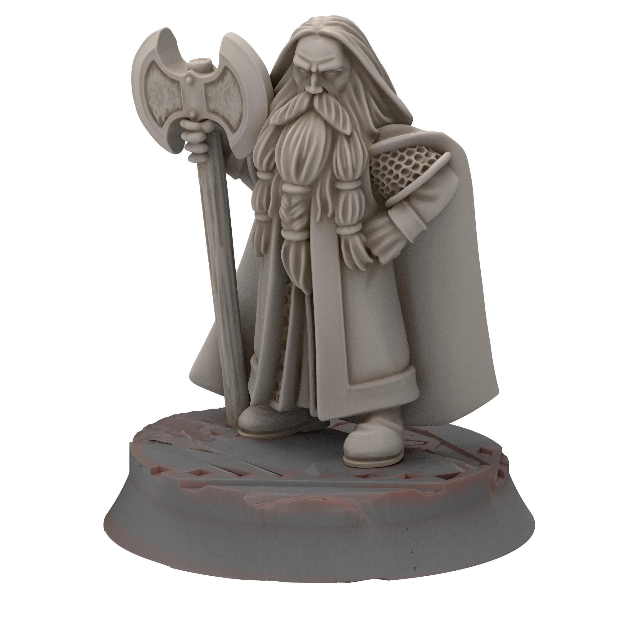 Dwarves - Dwarf Nobles - Stonewards - Steelhalls - Medbury miniatures