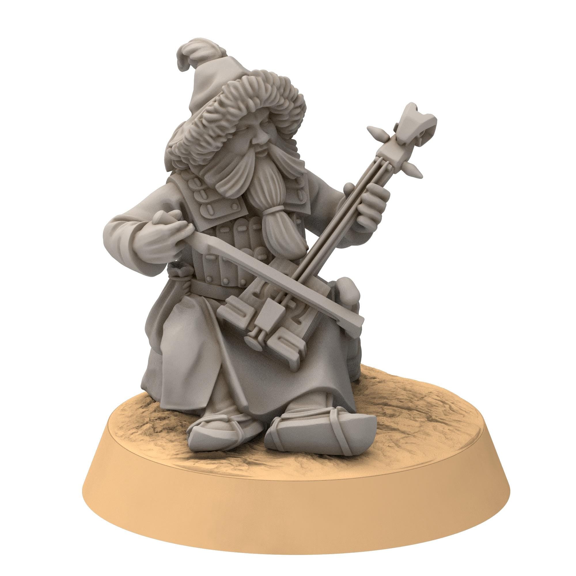 Dwarves - Steppe Dwarf Commanders - Stonewards - Steelhalls - Medbury miniatures