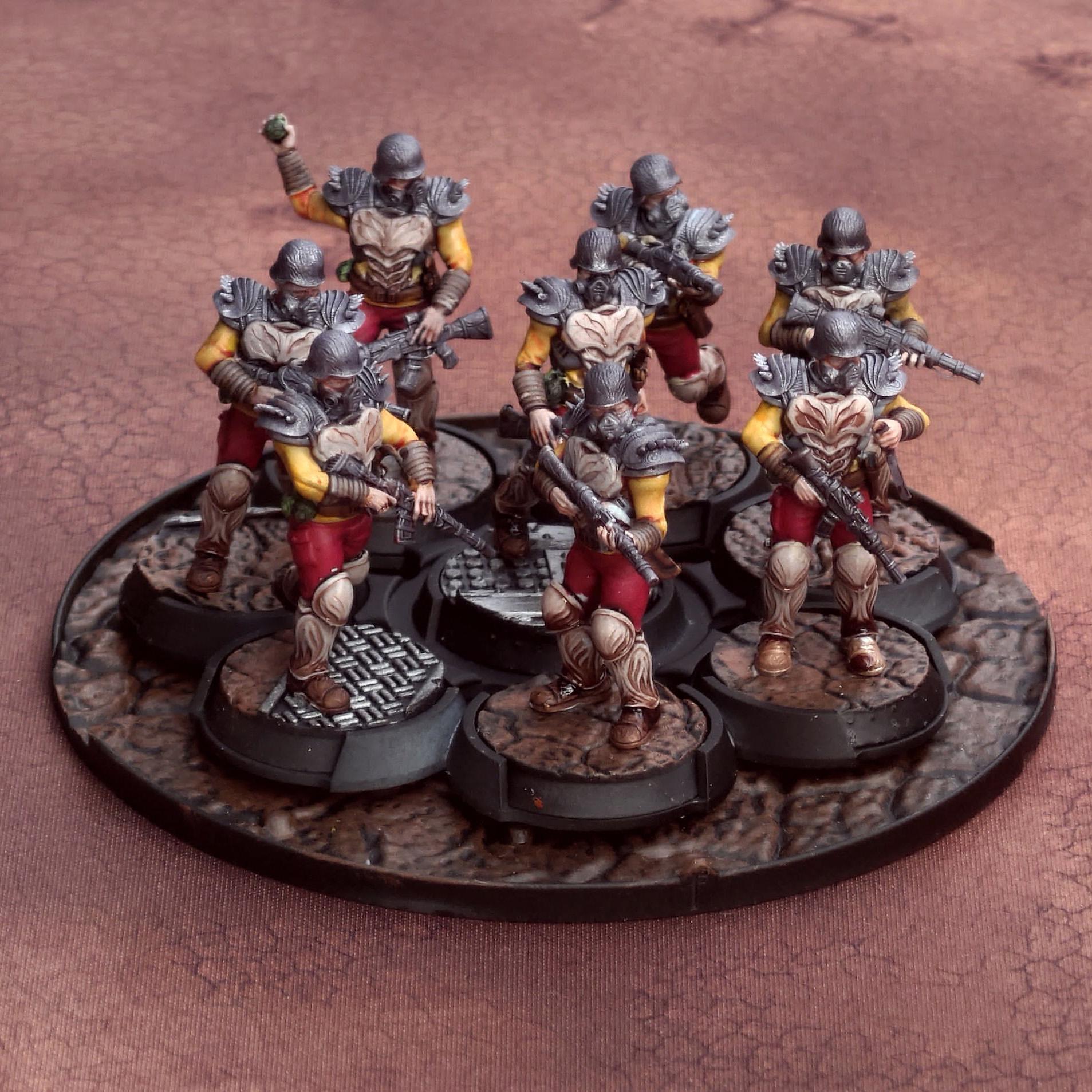 Bug Army - Aibas, veterans with Assault rifles and Daguers - Proxywars