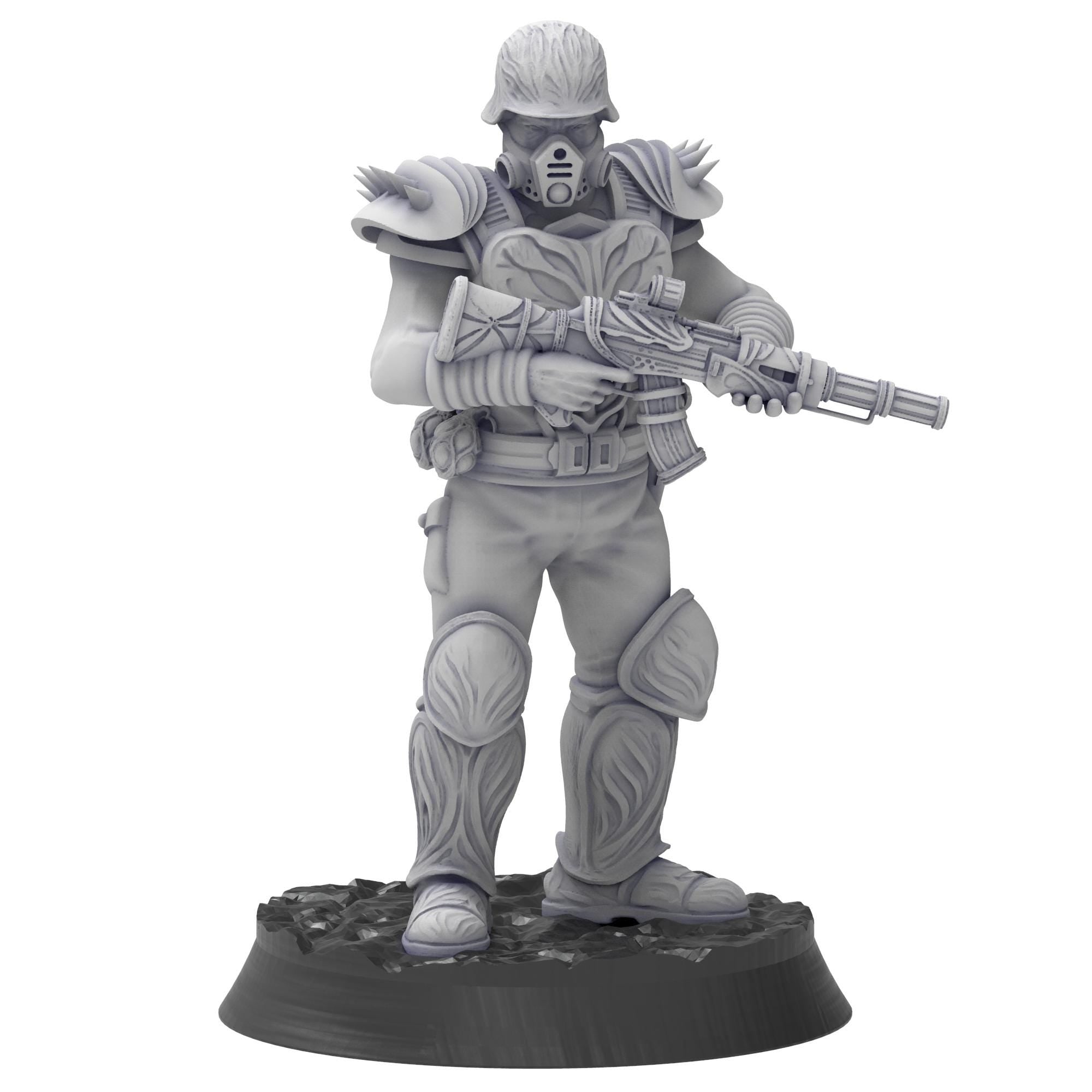 Bug Army - Aibas, veterans with Assault rifles and Daguers - Proxywars