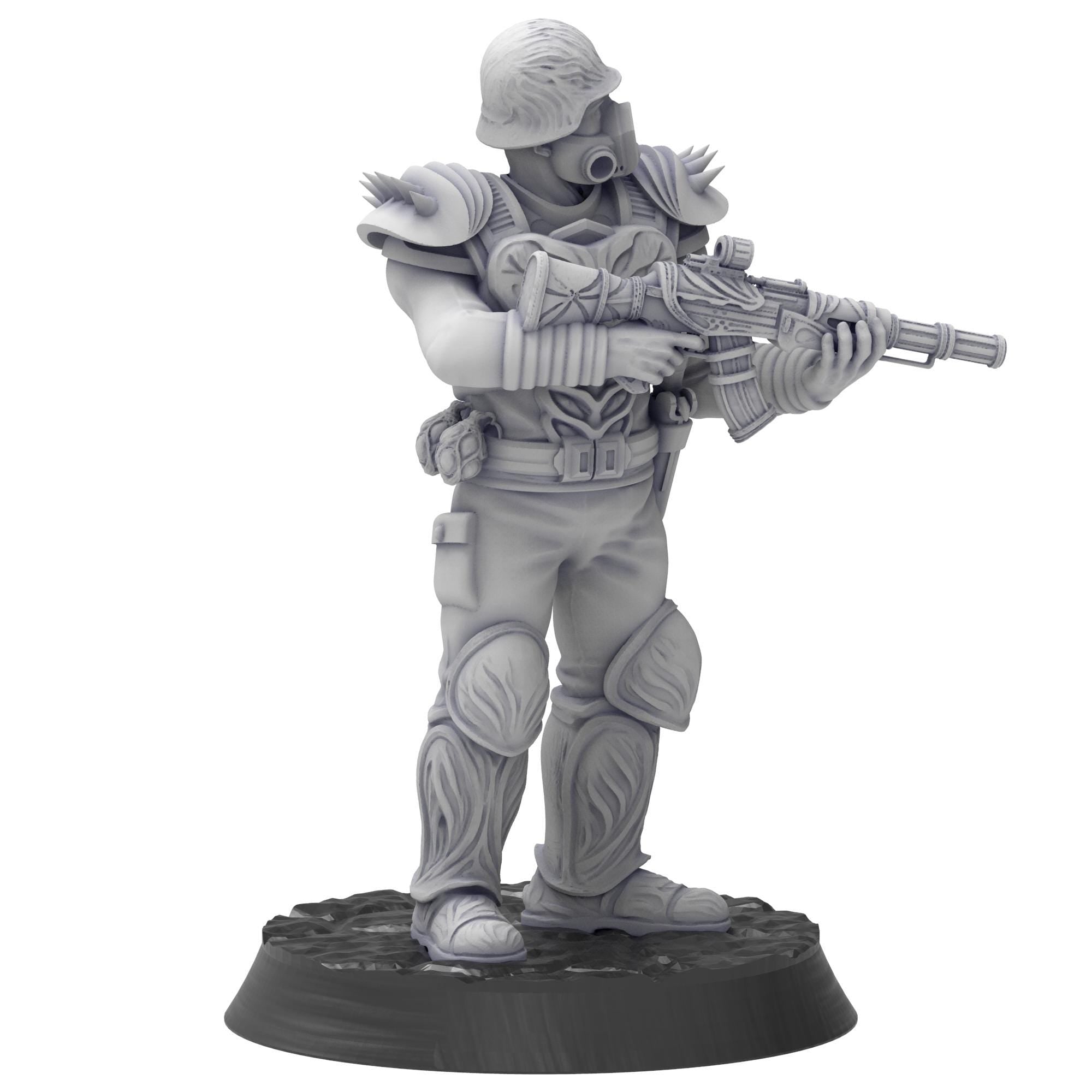 Bug Army - Aibas, veterans with Assault rifles and Daguers - Proxywars