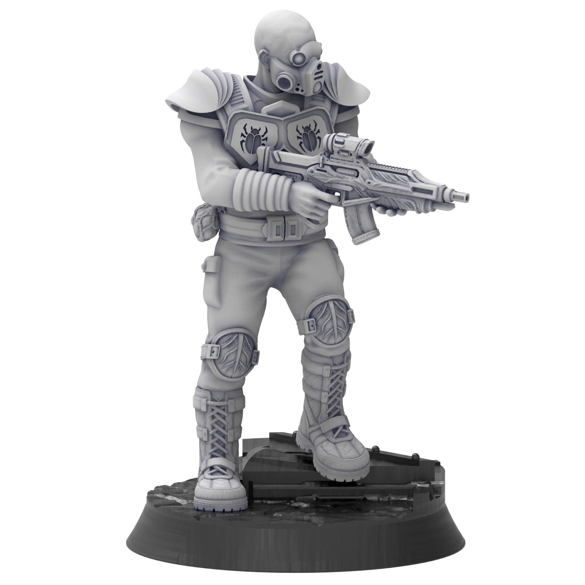 Bug Army - Apylas, line infantry with lazer assault Rifles - Proxywars