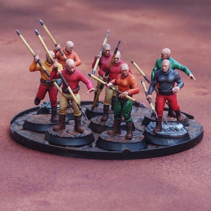 Bug Army - Civilians slaves with spears - Proxywars