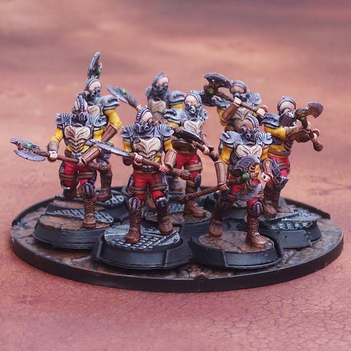 Bug Army - Dukeas, assault legionaries with great Axes - Proxywars