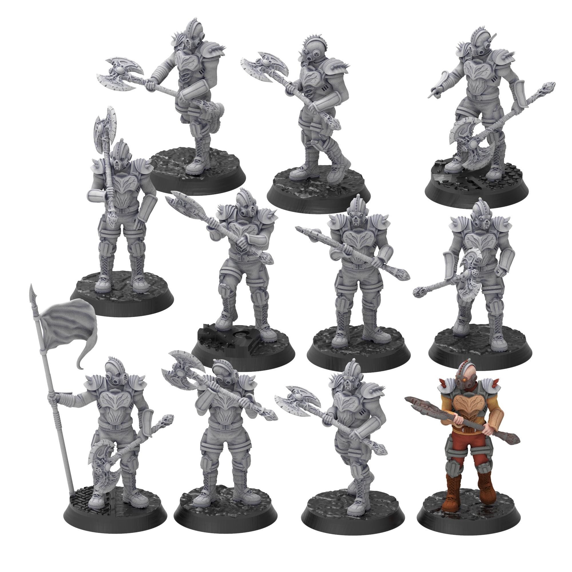 Bug Army - Dukeas, assault legionaries with great Axes - Proxywars