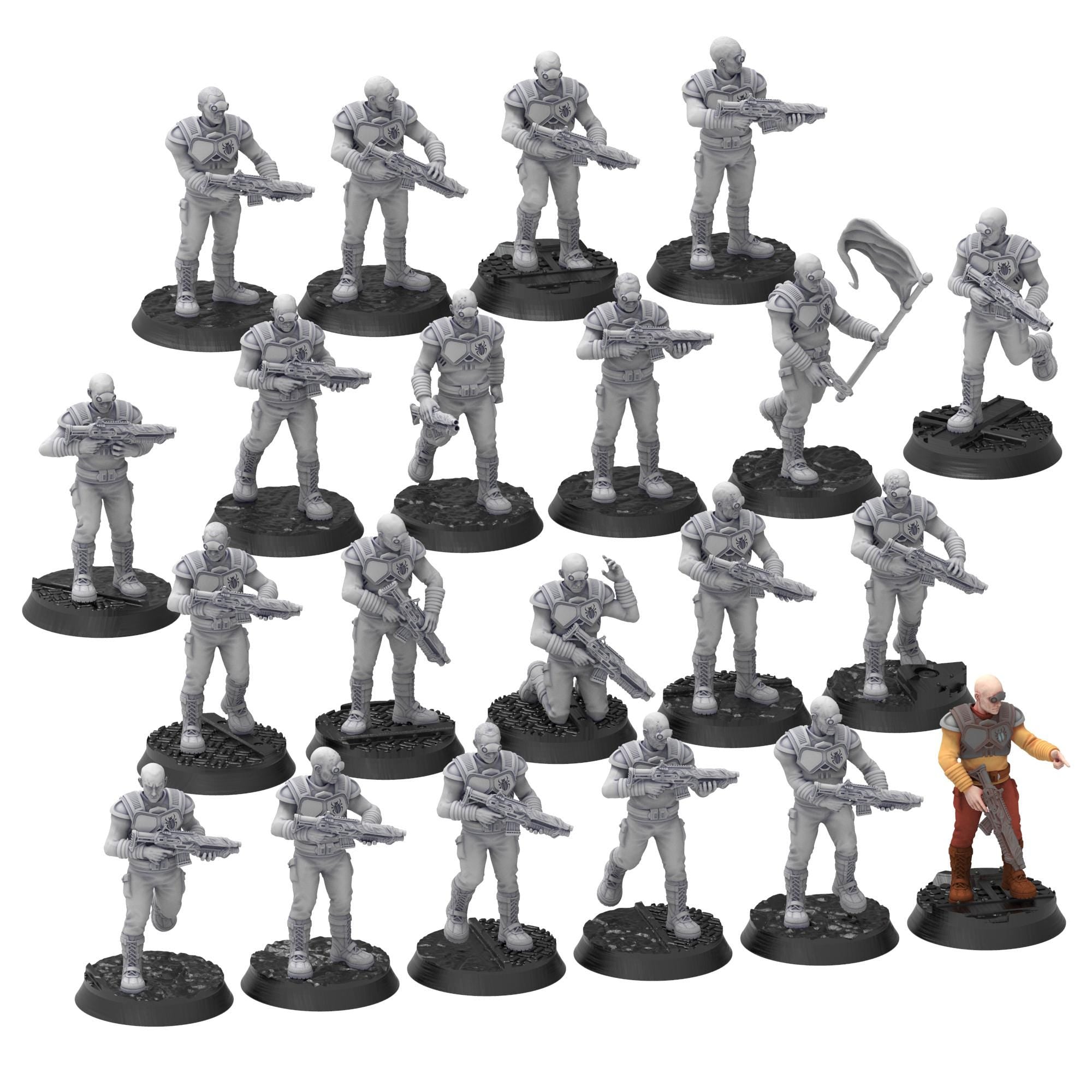 Bug Army - Kolicktas, rookies with old lazer assault Rifles - Proxywars