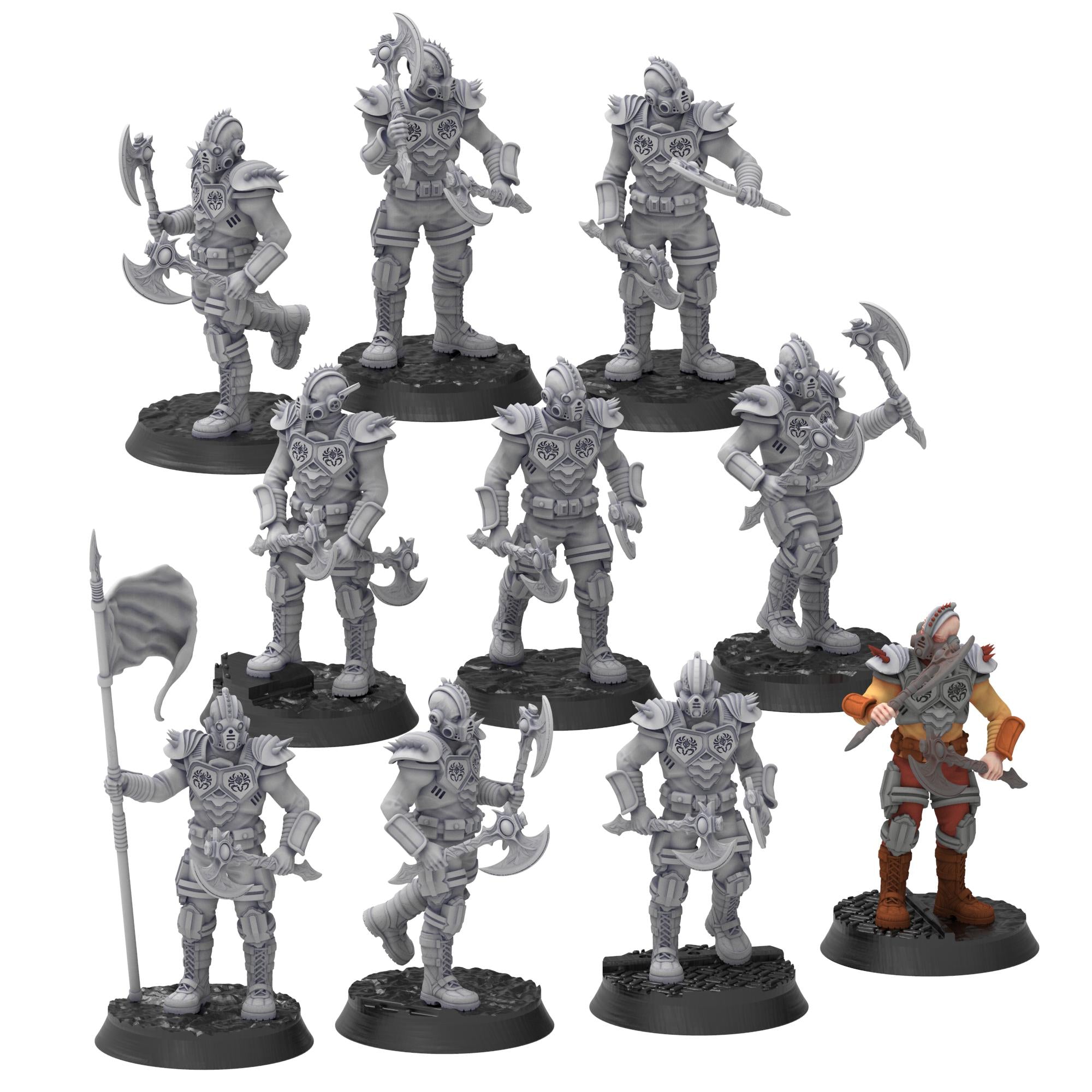Bug Army - Obanikos, assault legionaries with 2 Axes - Proxywars