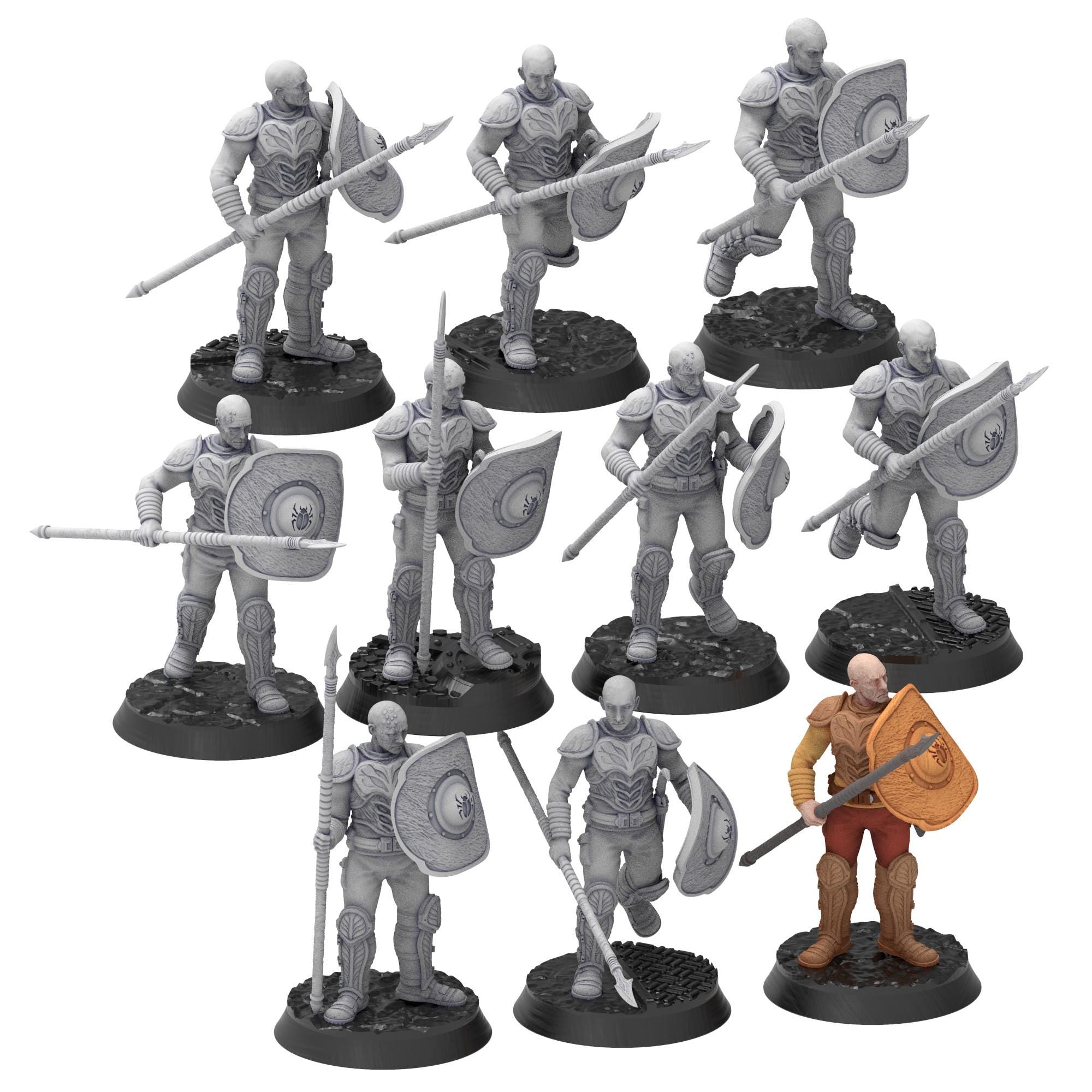 Bug Army - Apintas, melee infantry with Spears - Proxywars