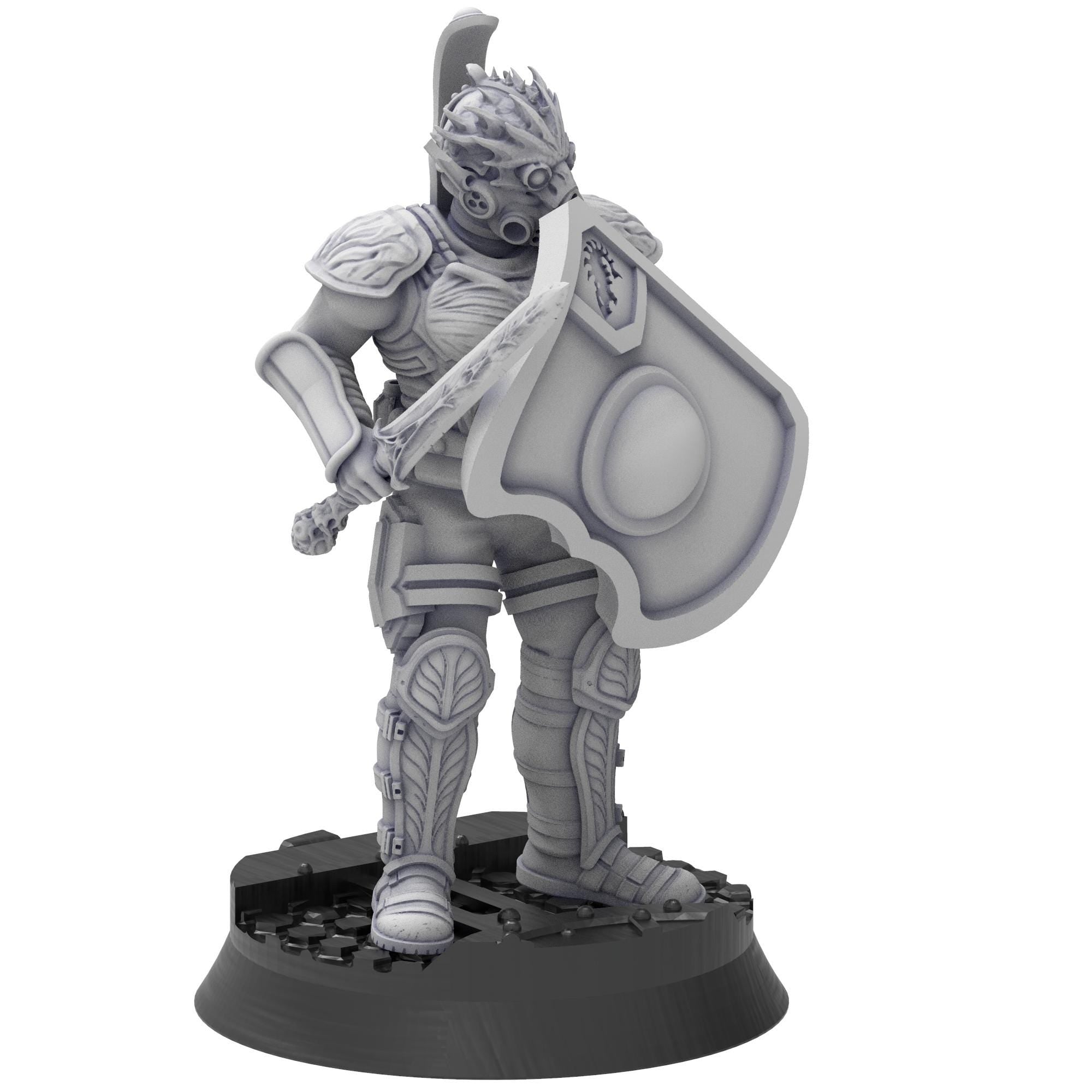 Bug Army - Eagas, elite melee infantry with Energy Shield option, Spears and Swords - Proxywars