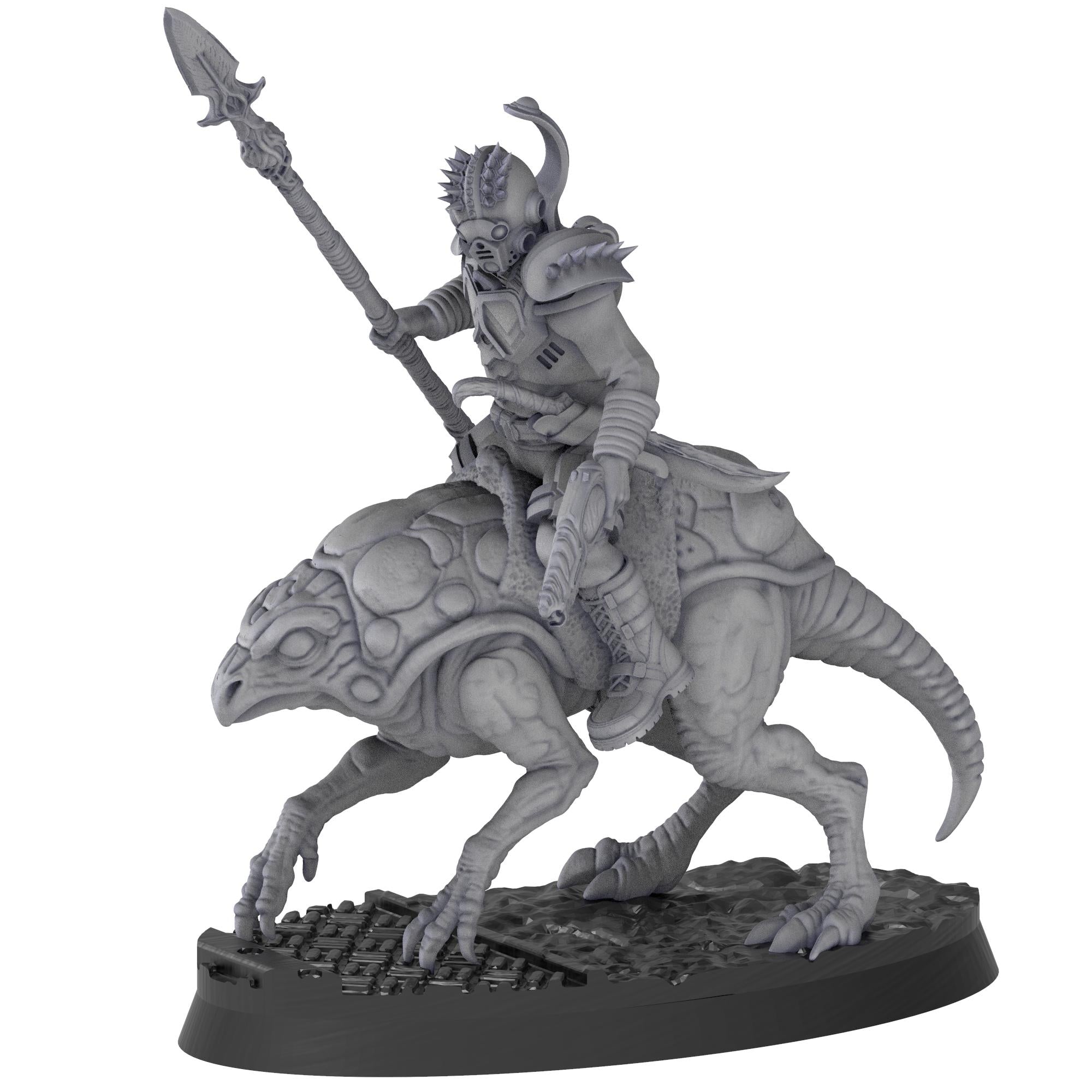 Bug Army - Аyокs, cavalry unit with Spears, Cleavers and heavy plasma Guns - Proxywars