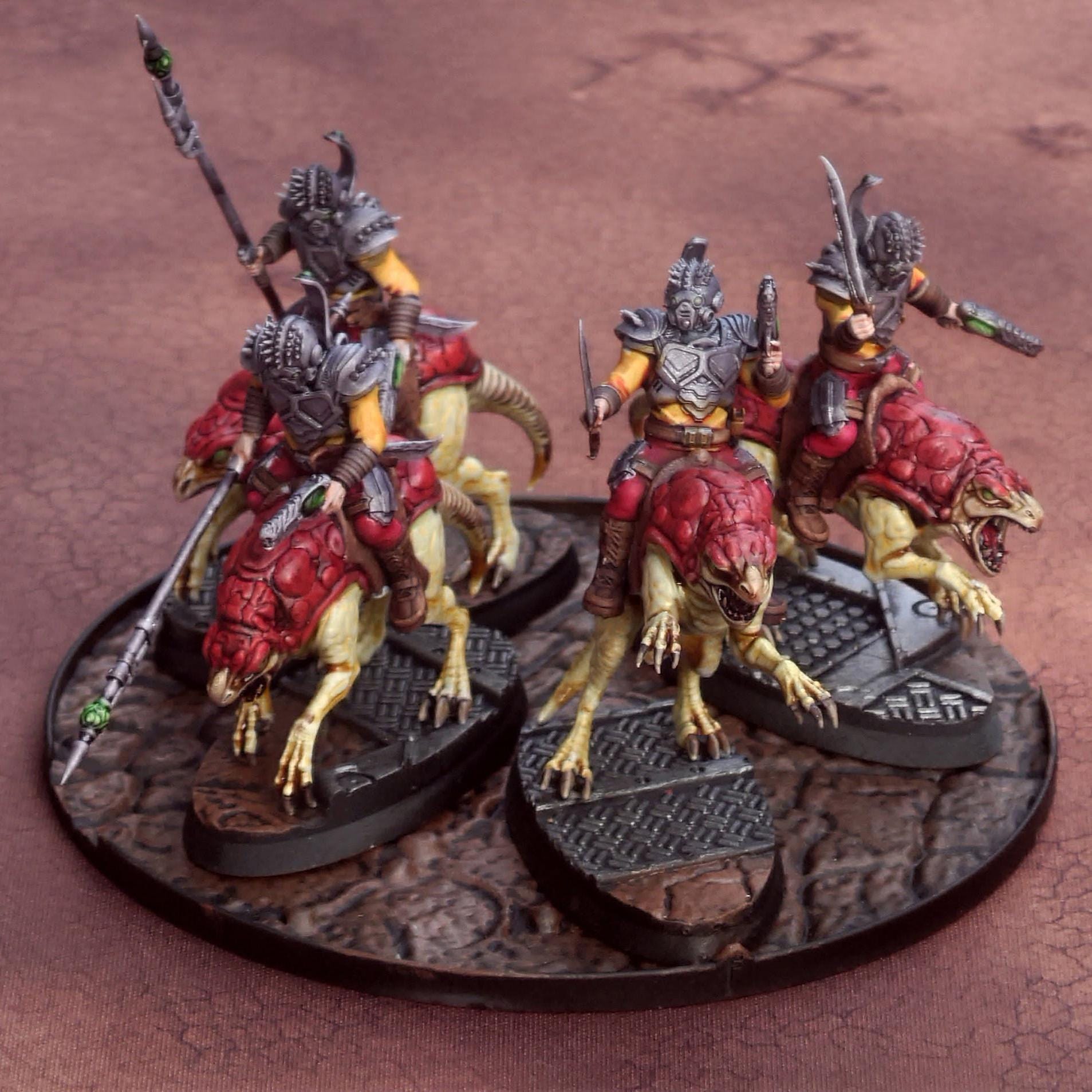 Bug Army - Аyокs, cavalry unit with Spears, Cleavers and heavy plasma Guns, Rocket option - Proxywars