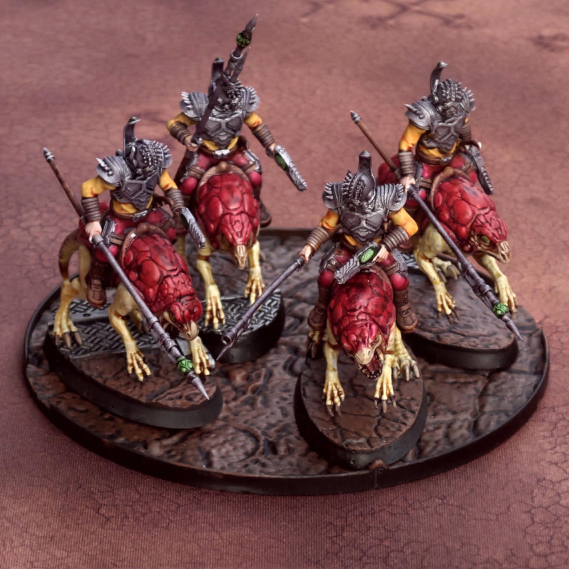 Bug Army - Аyокs, cavalry unit with Spears, Cleavers and heavy plasma Guns, Rocket option - Proxywars