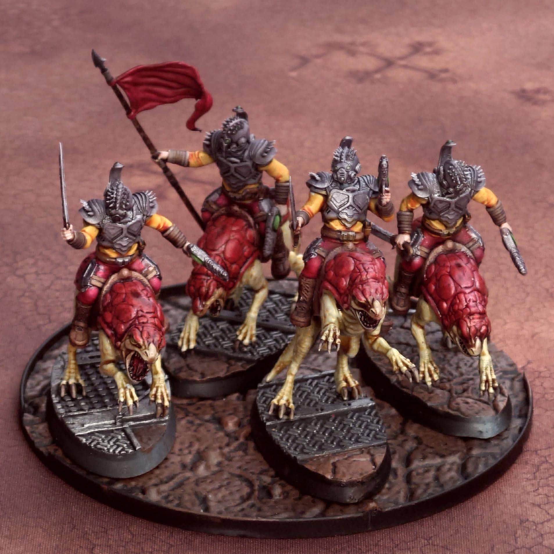 Bug Army - Аyокs, cavalry unit with Spears, Cleavers and heavy plasma Guns, Rocket option - Proxywars
