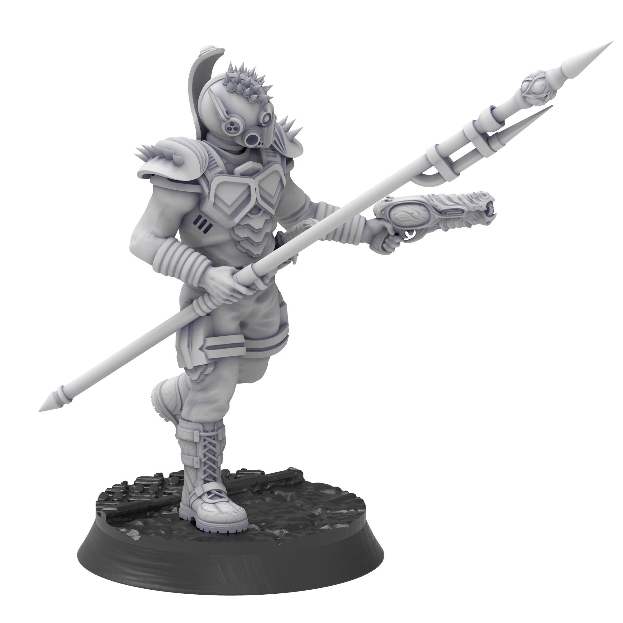 Bug Army - Аyокs, dissmounted cavalry unit with Spears, Cleavers and heavy plasma Guns, Rocket option - Proxywars
