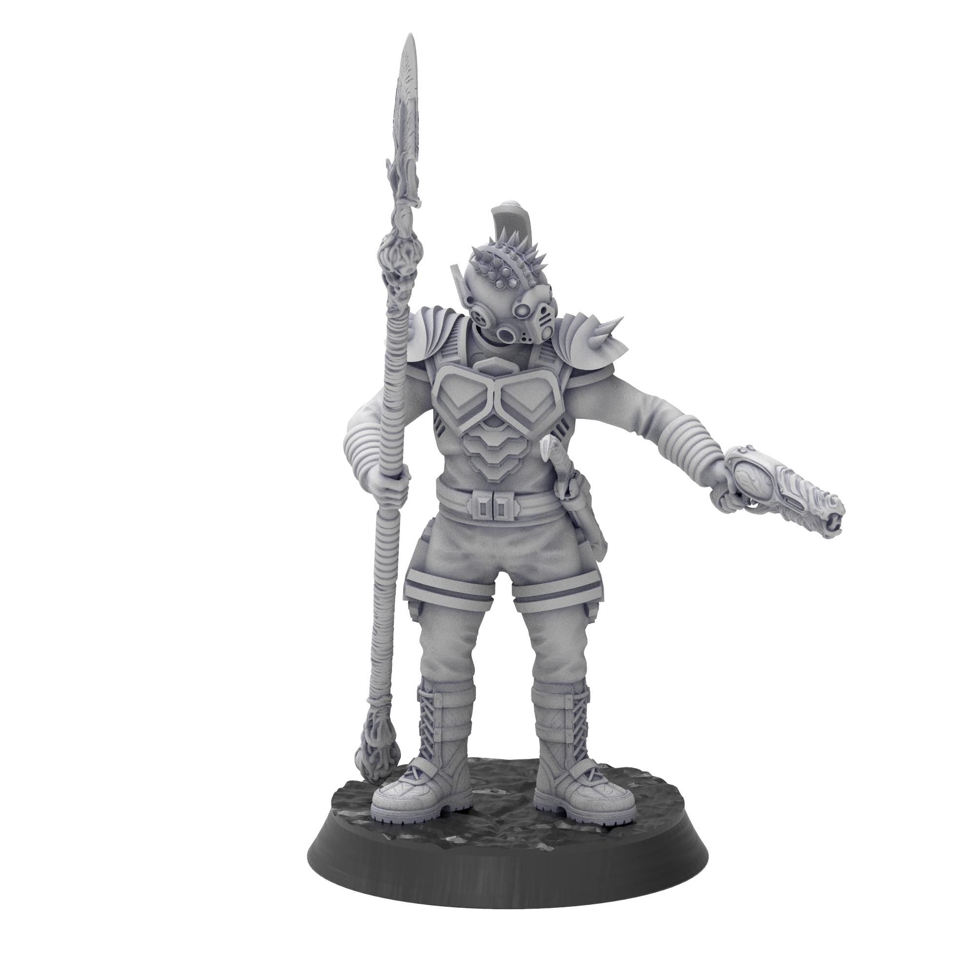 Bug Army - Аyокs, dissmounted cavalry unit with Spears, Cleavers and heavy plasma Guns - Proxywars