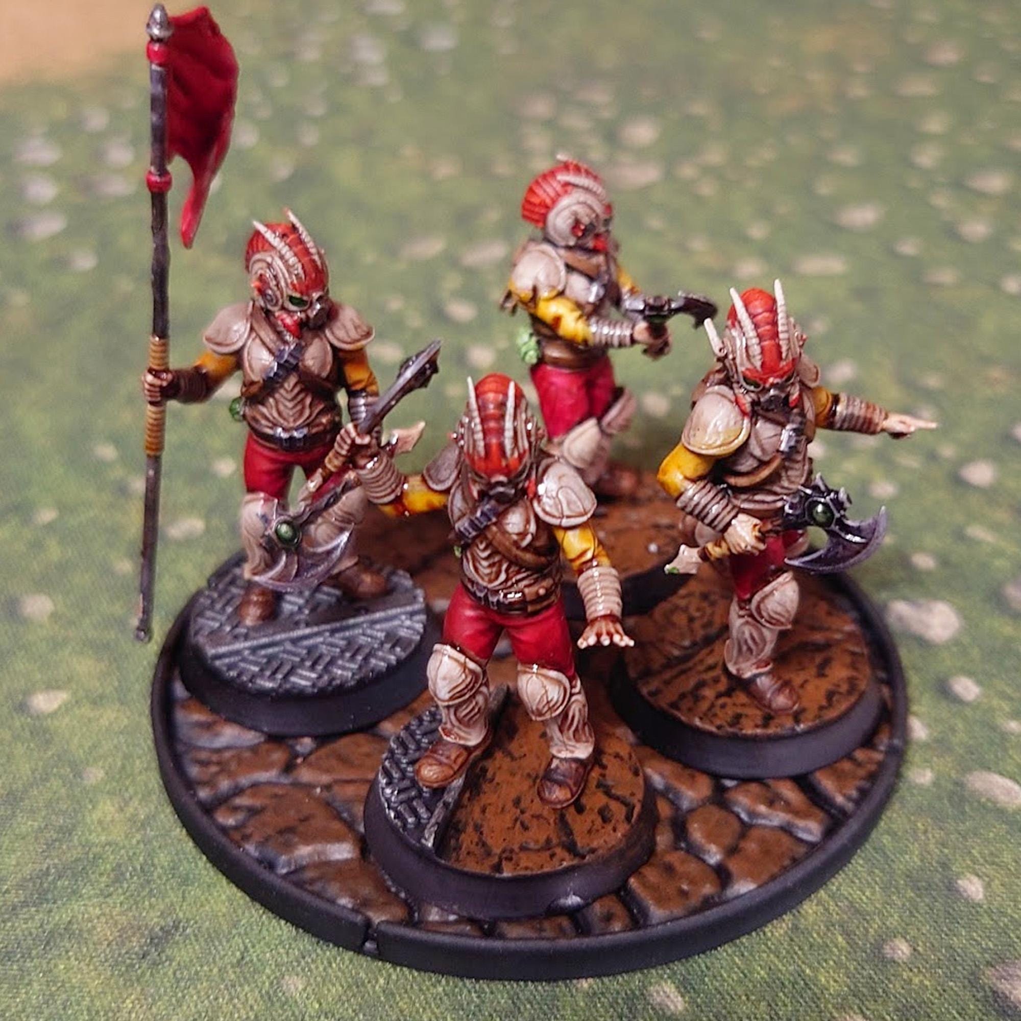 Bug Army - Akomas, dismounted vanguard assault bikers with Axes - Proxywars