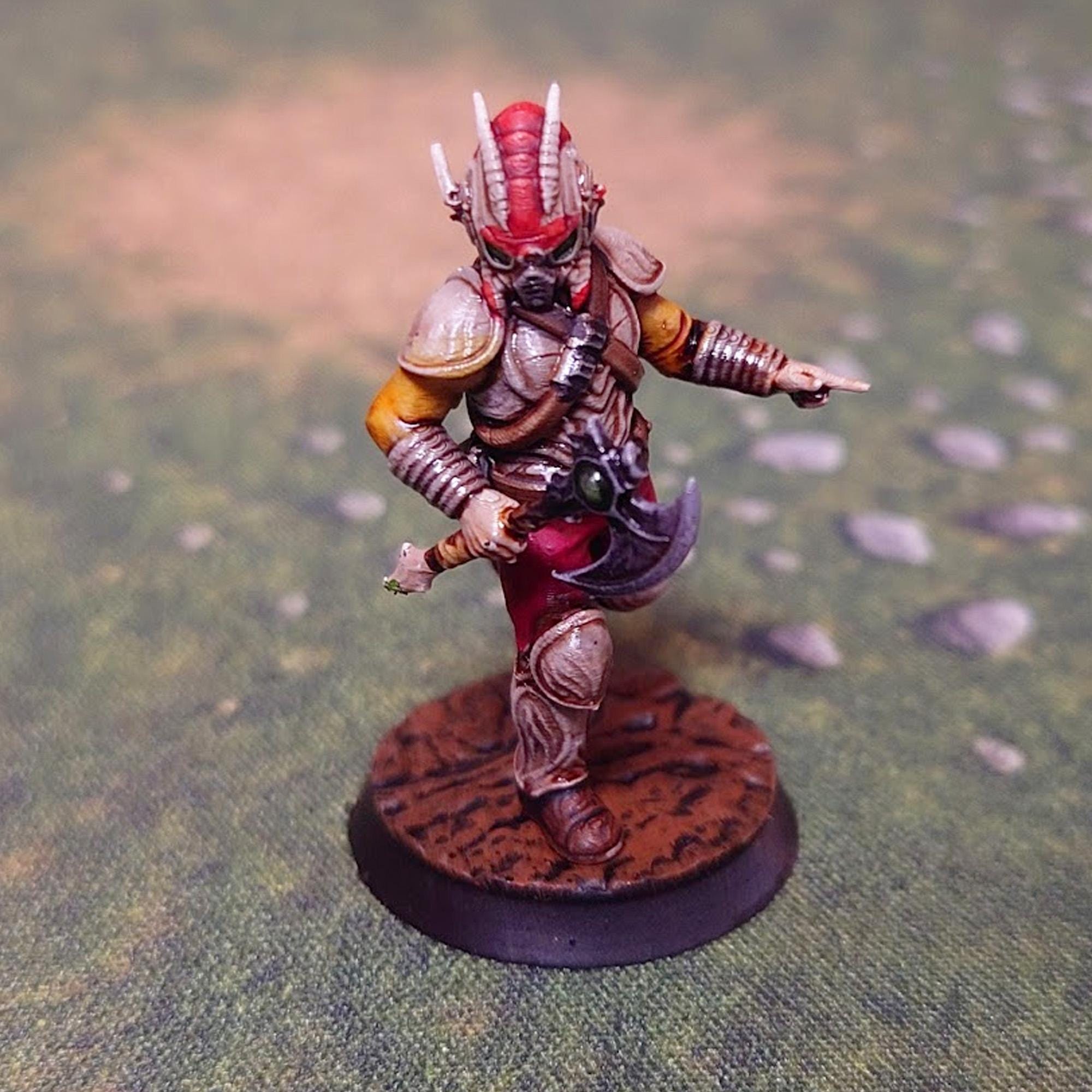 Bug Army - Akomas, dismounted vanguard assault bikers with Axes - Proxywars