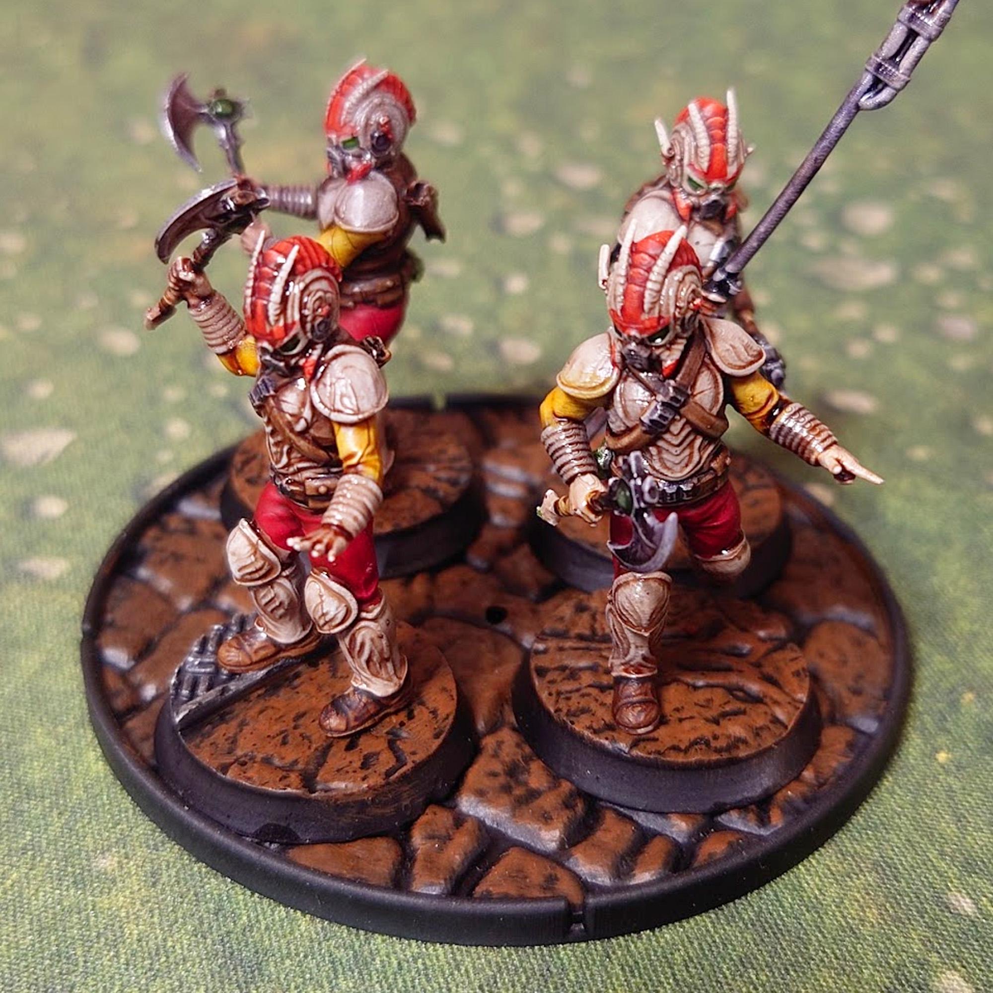 Bug Army - Akomas, dismounted vanguard assault bikers with Axes - Proxywars