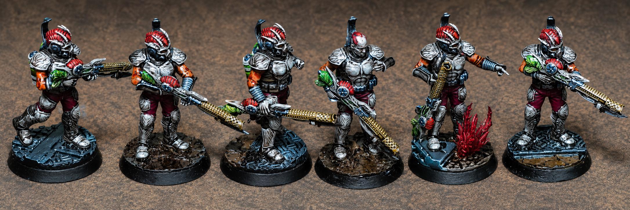 Bug Army - Lithanym, elite veterans with heavy Flamethrowers - Proxywars
