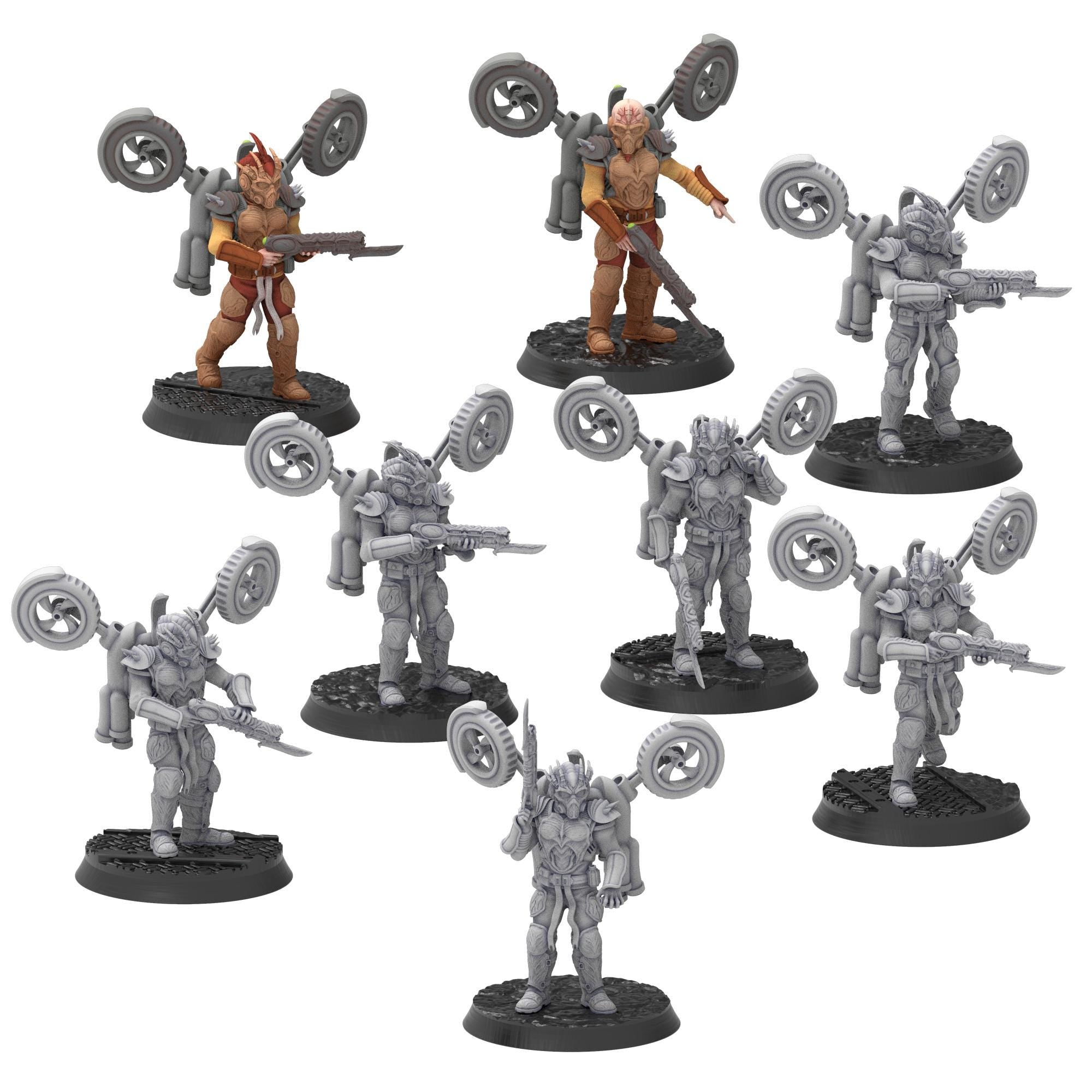 Bug Army - Urabas, elite airborn shooters with heavy plasma Carbines - Proxywars