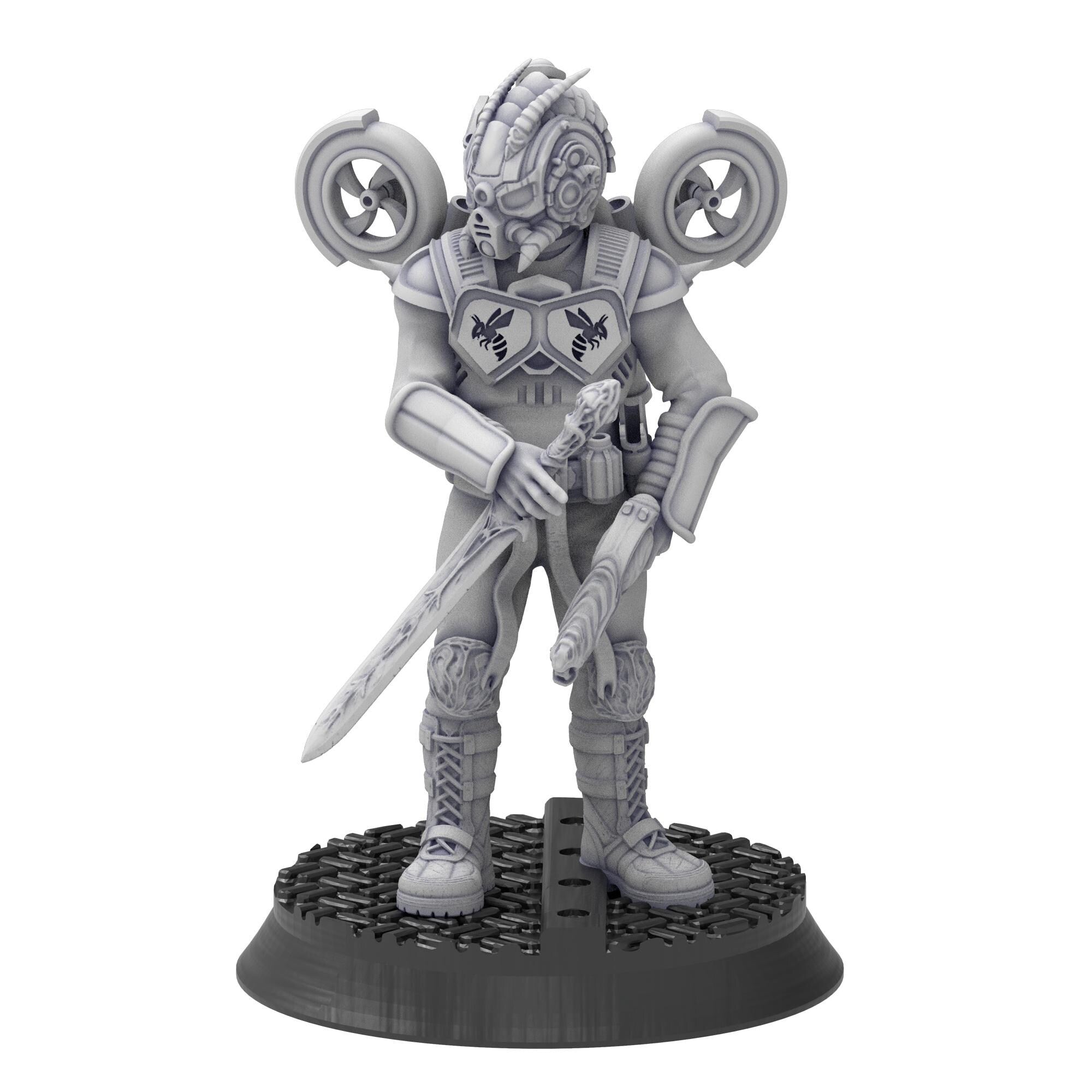 Bug Army - Keas, airborn assault troops with Swords and heavy plasma Guns - Proxywars