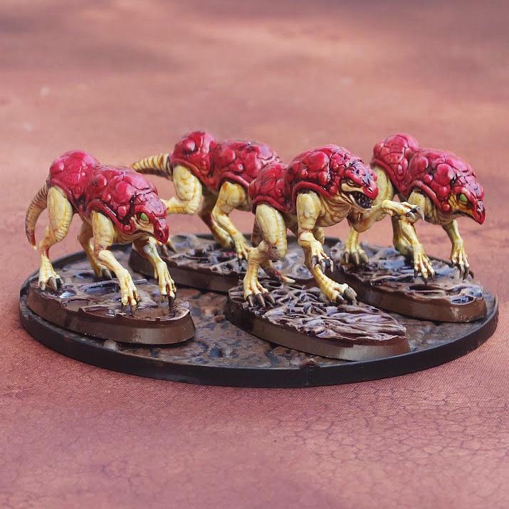 Bug Army - Abgakeas, fukai reptilian wolves - Proxywars