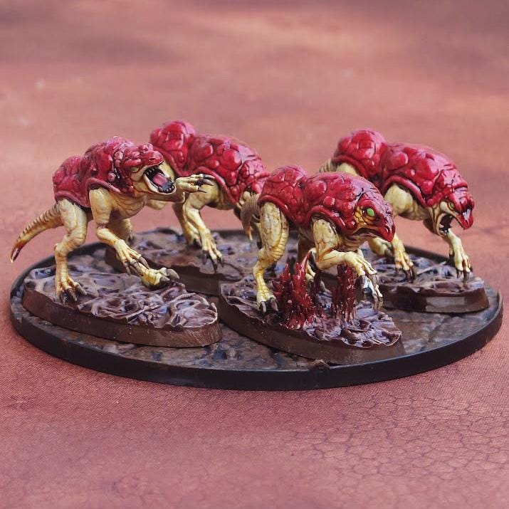 Bug Army - Abgakeas, fukai reptilian wolves - Proxywars