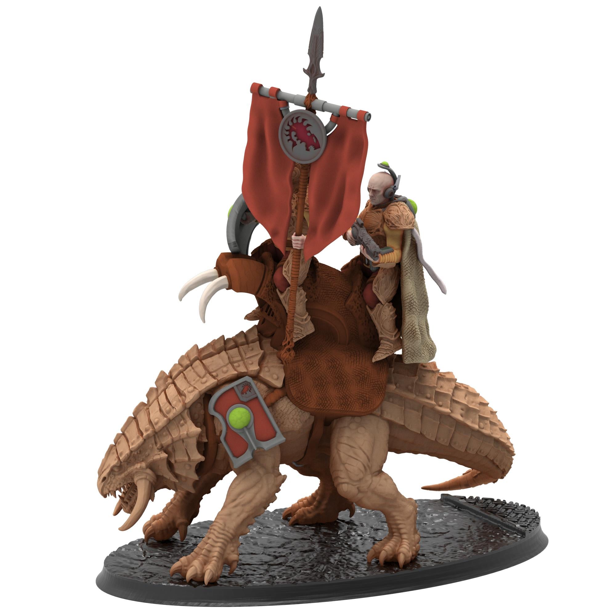 Bug Army - Warlord, great leader with banner - Proxywars