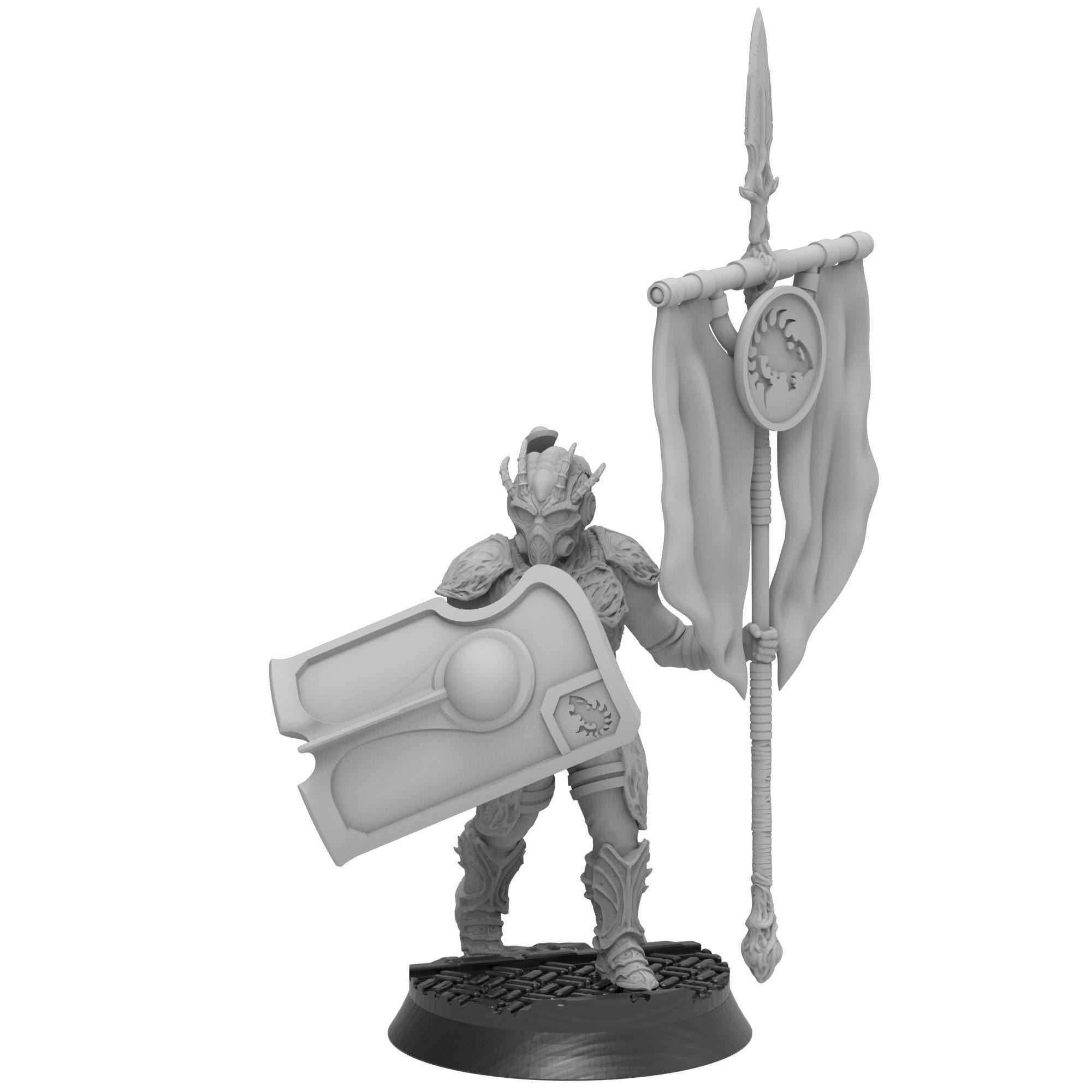 Bug Army - Warlord, great leader with banner - Proxywars