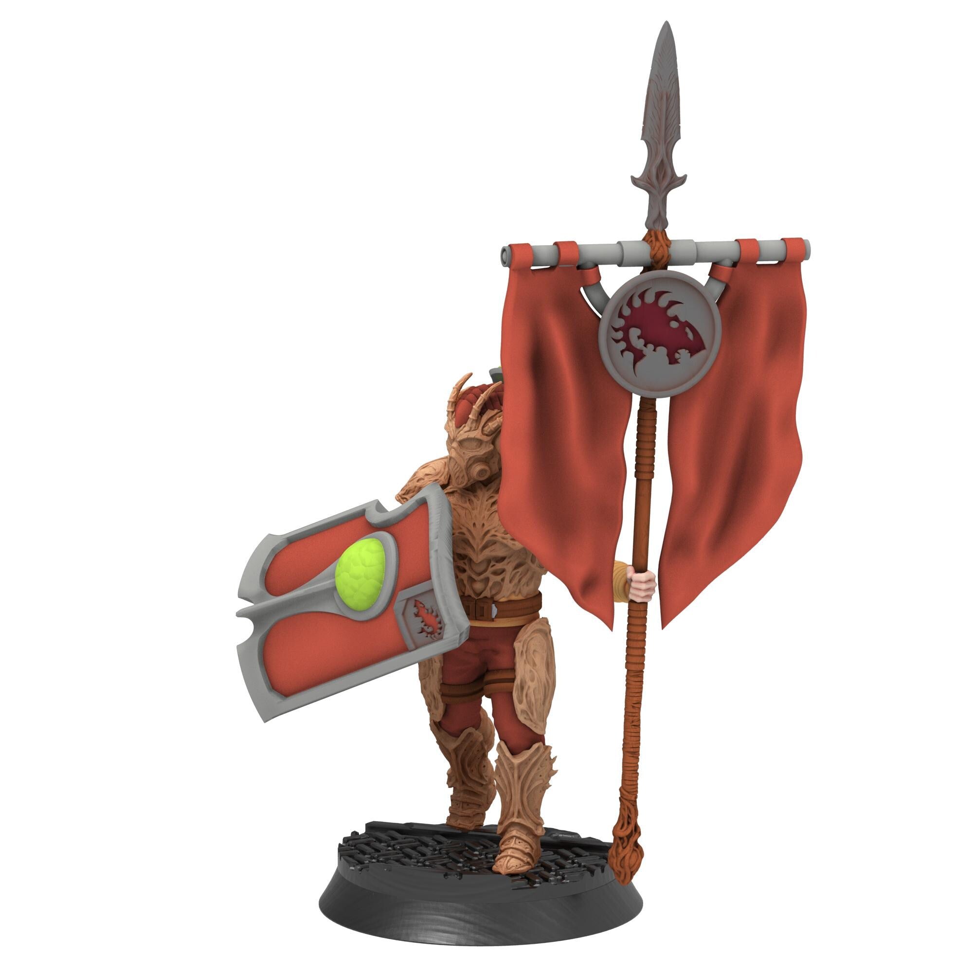 Bug Army - Warlord, great leader with banner - Proxywars
