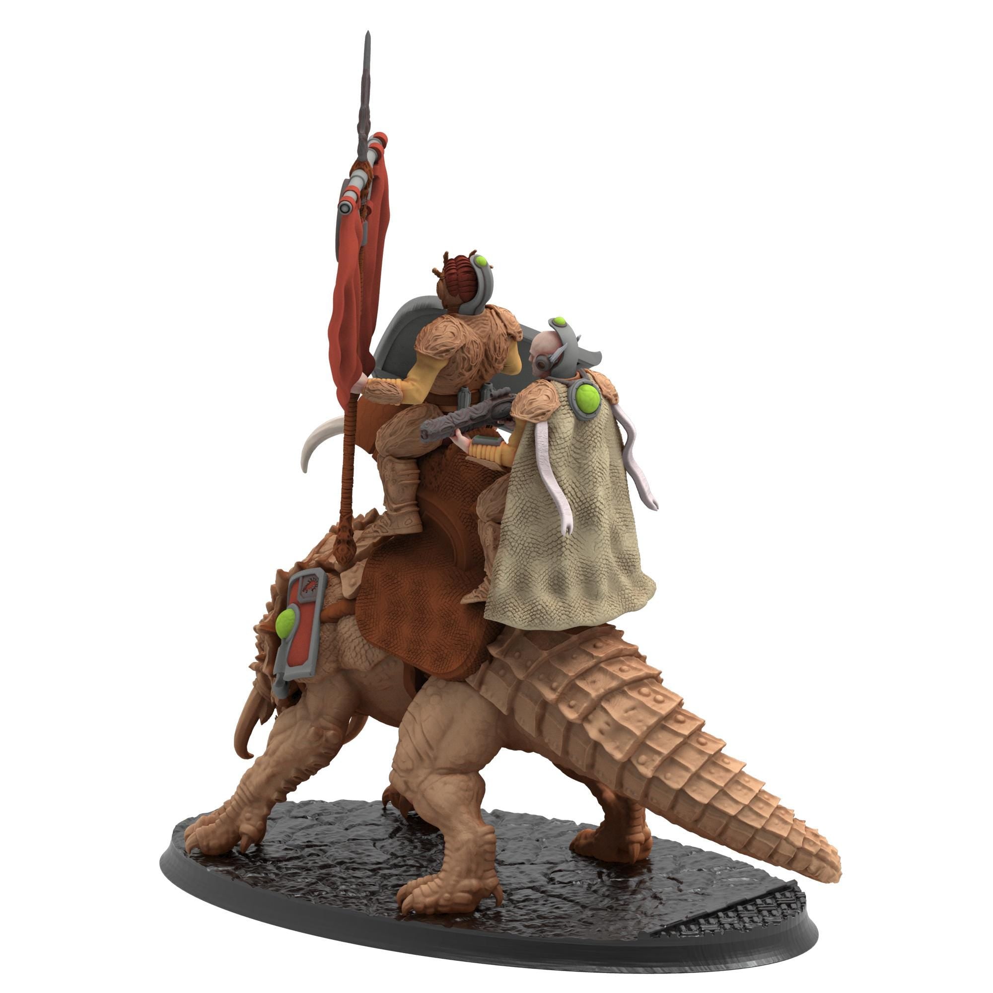 Bug Army - Warlord, great leader with banner - Proxywars